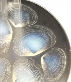 French Art Deco Opalescent Clam Shell Plate