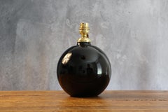 French Art Deco Opaline Tischlampe - Jacques Adnet, Frankreich 1940