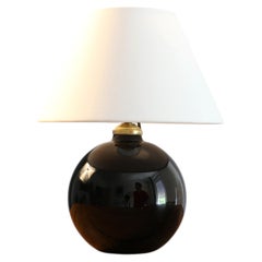 French Art Deco Opaline Tischlampe - Jacques Adnet, Frankreich 1940