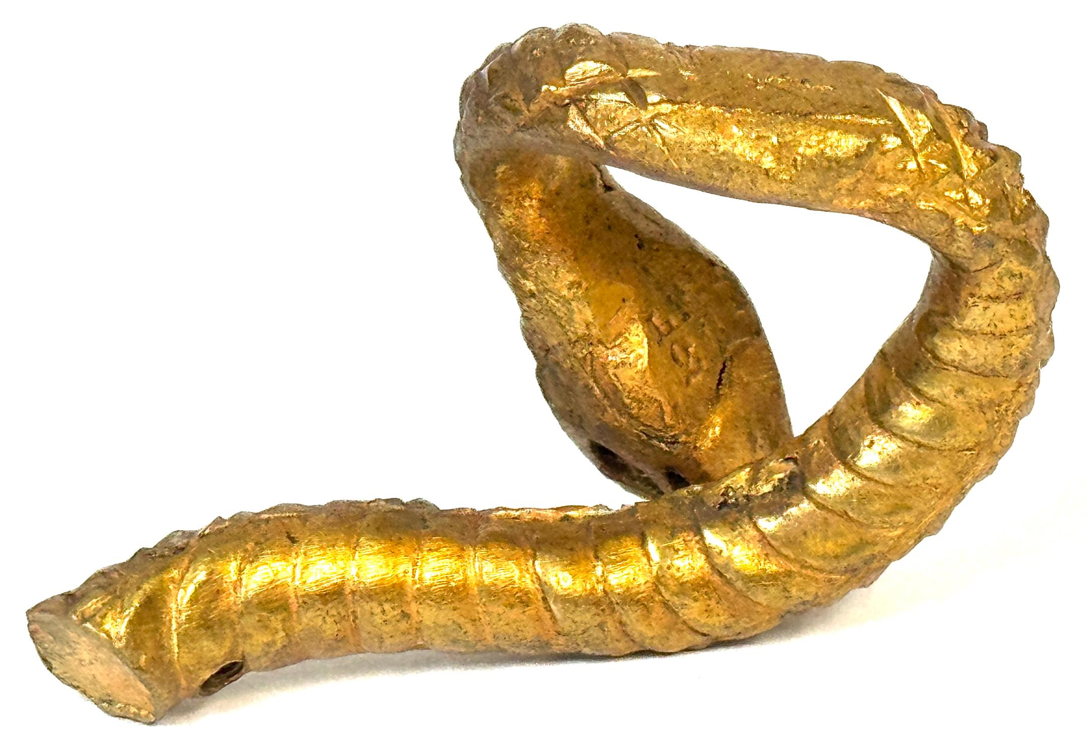 Asa de Serpiente Art Decó Francesa de Ormolu, estampada LT / 2, circa 1925-1935 en venta 2