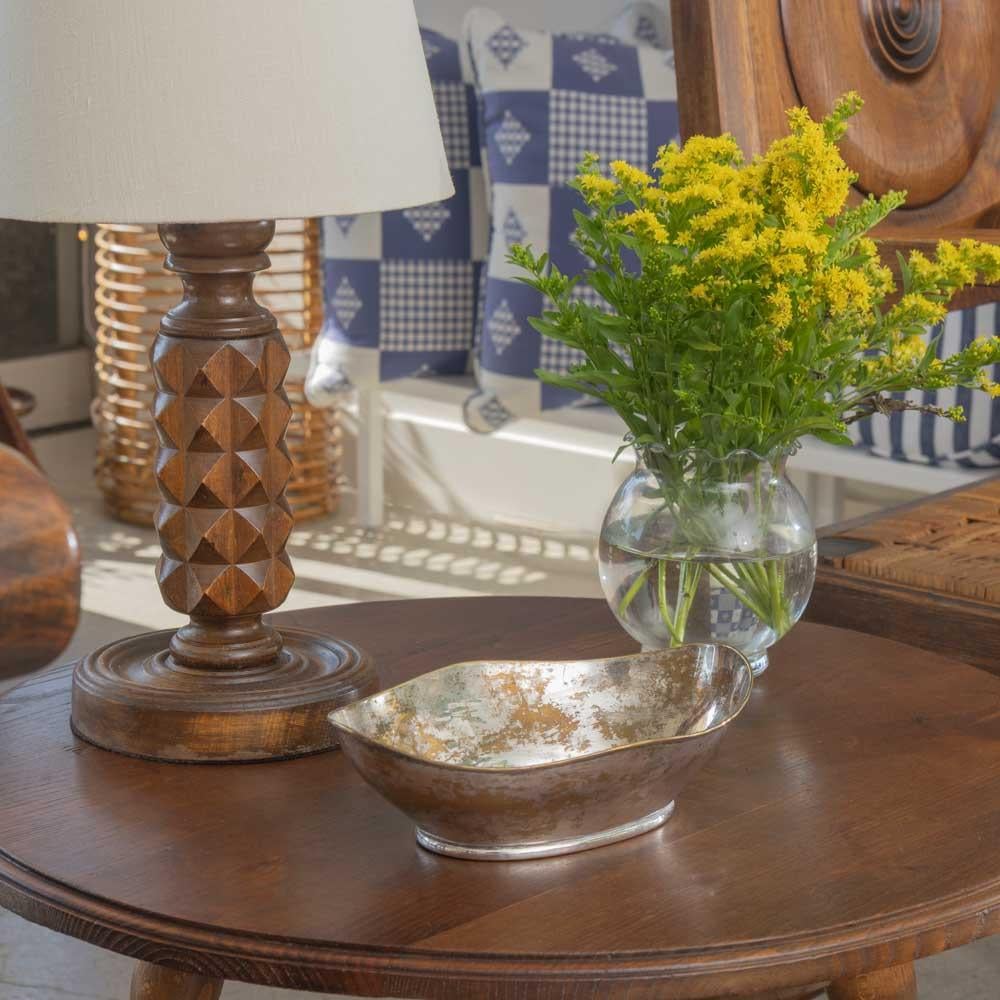 Art Déco Ciotola ovale Art Deco francese in vendita