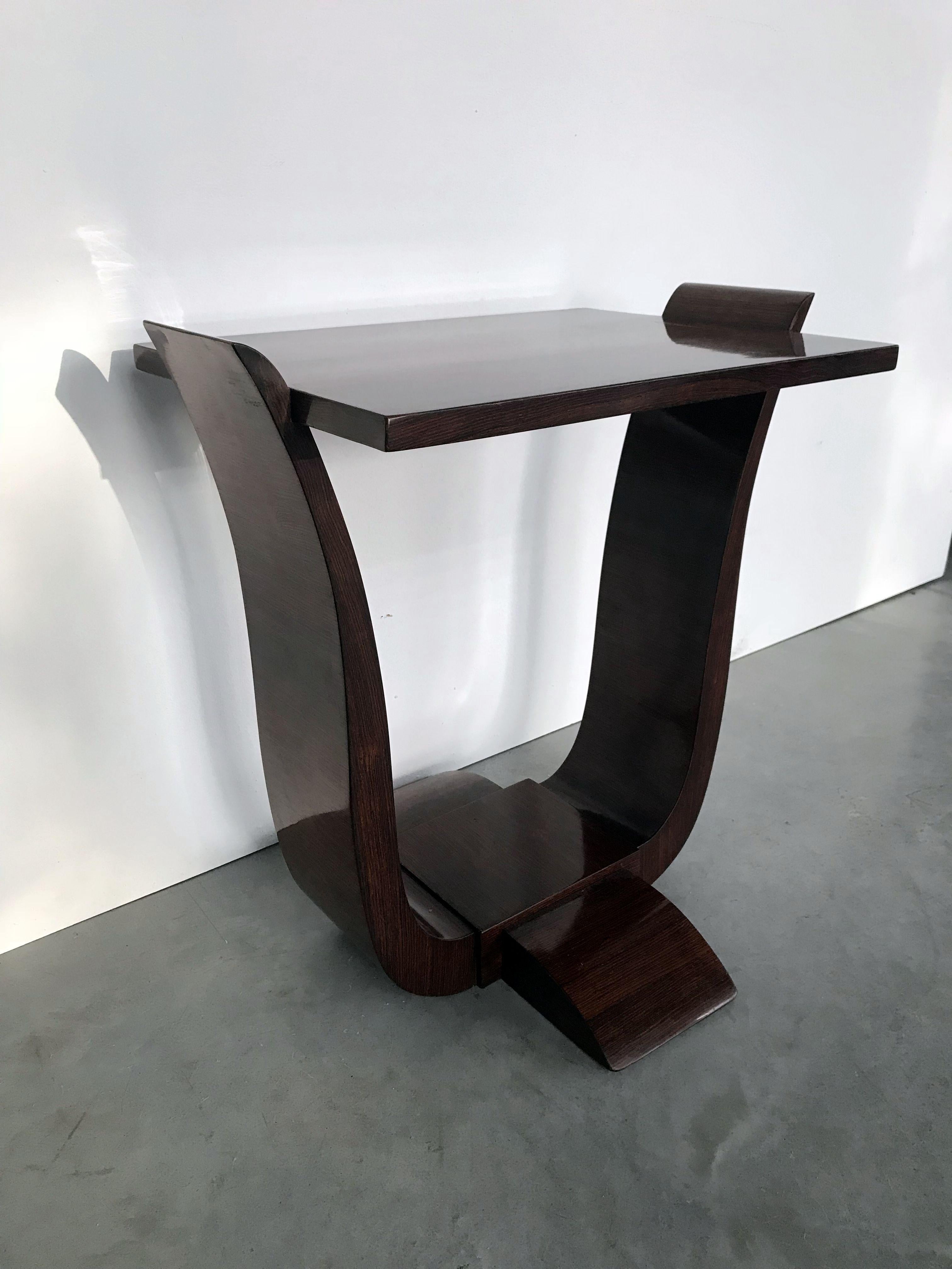 French Art Deco Palisander Side Table (Französisch) im Angebot