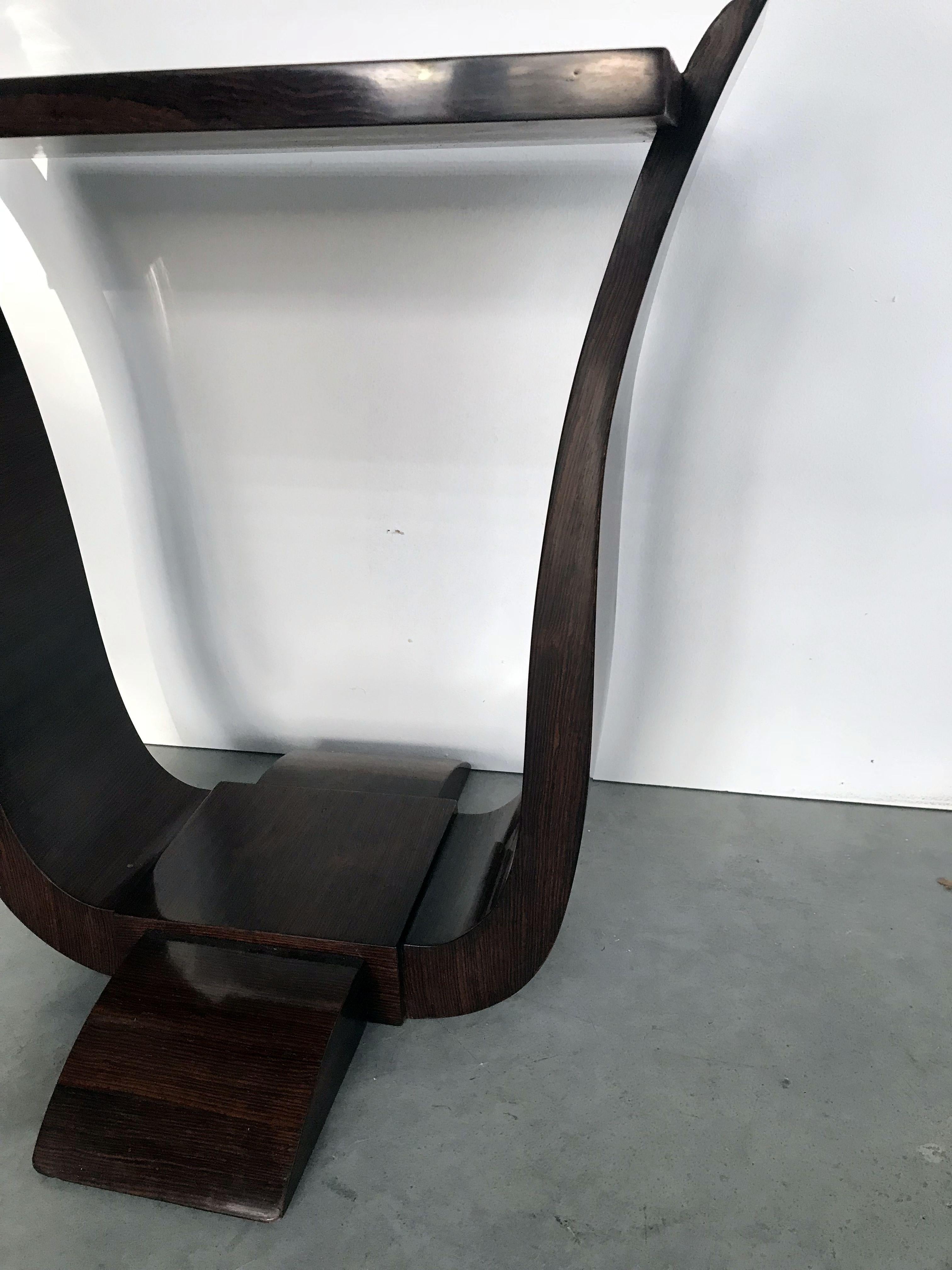 French Art Deco Palisander Side Table (Furnier) im Angebot