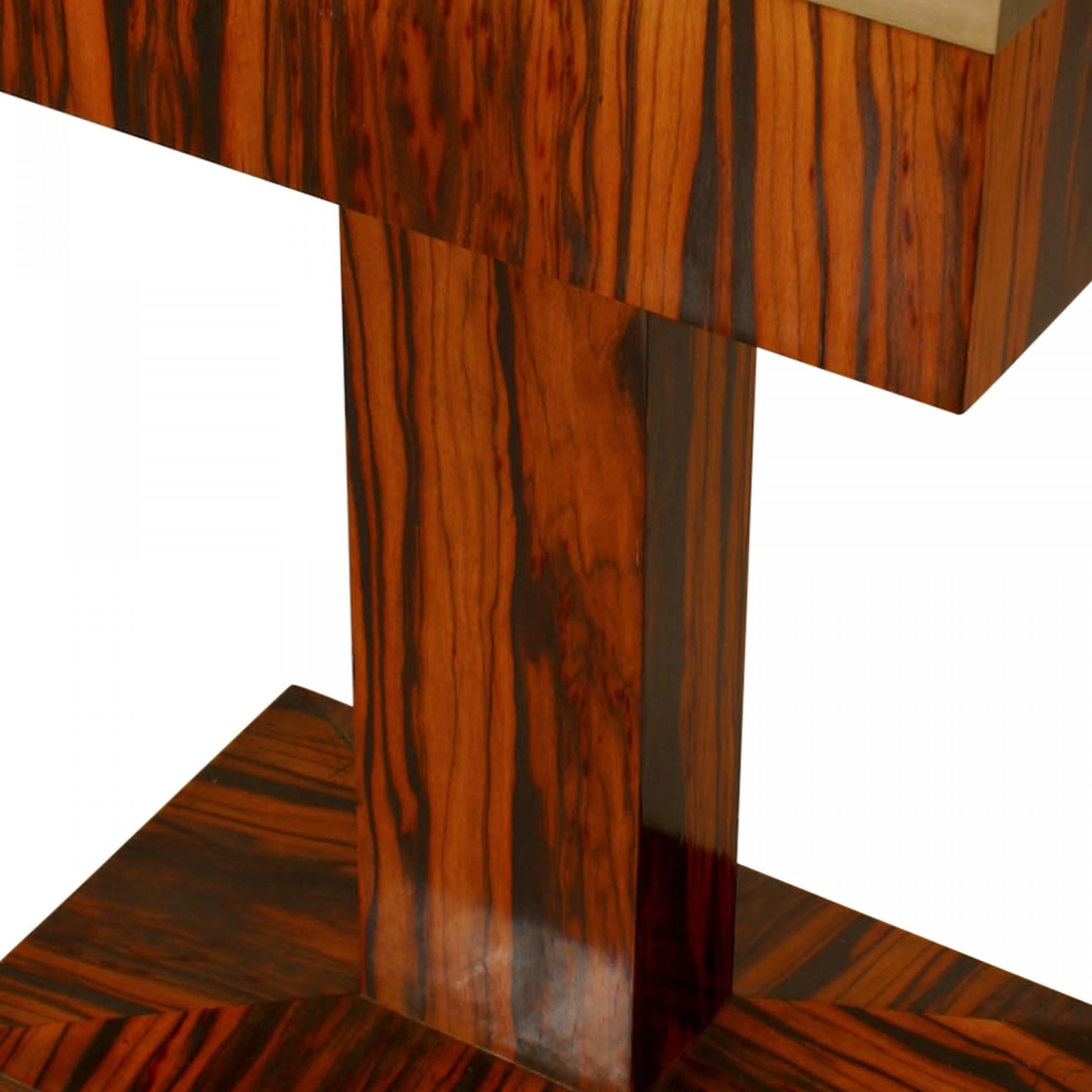 Mesa auxiliar francesa Art Decó de madera de palisandro en Bueno estado para la venta en Queens, NY