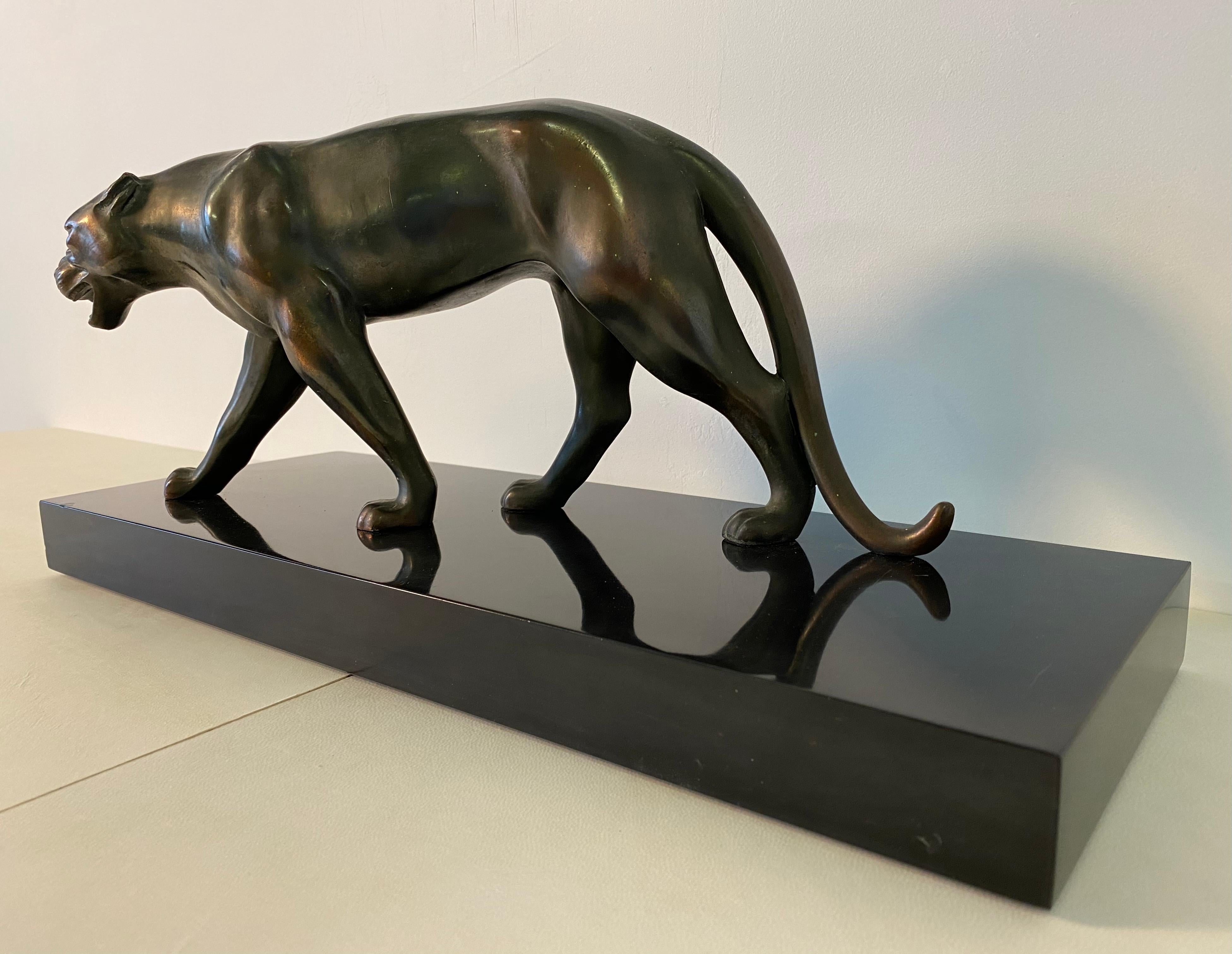French Art Deco Panther , 1930s 1