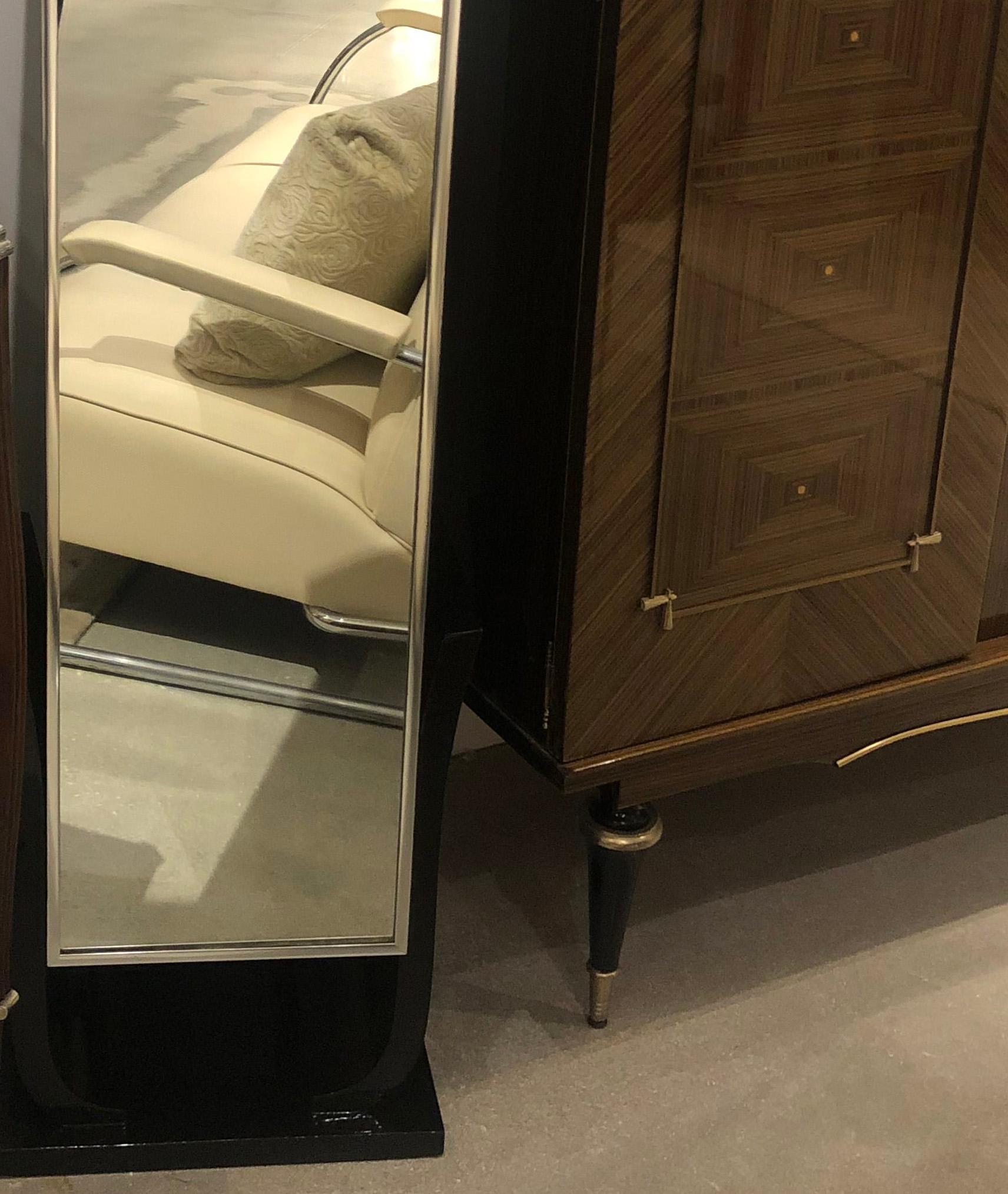 Mogano Piedistallo Art Deco francese in vendita