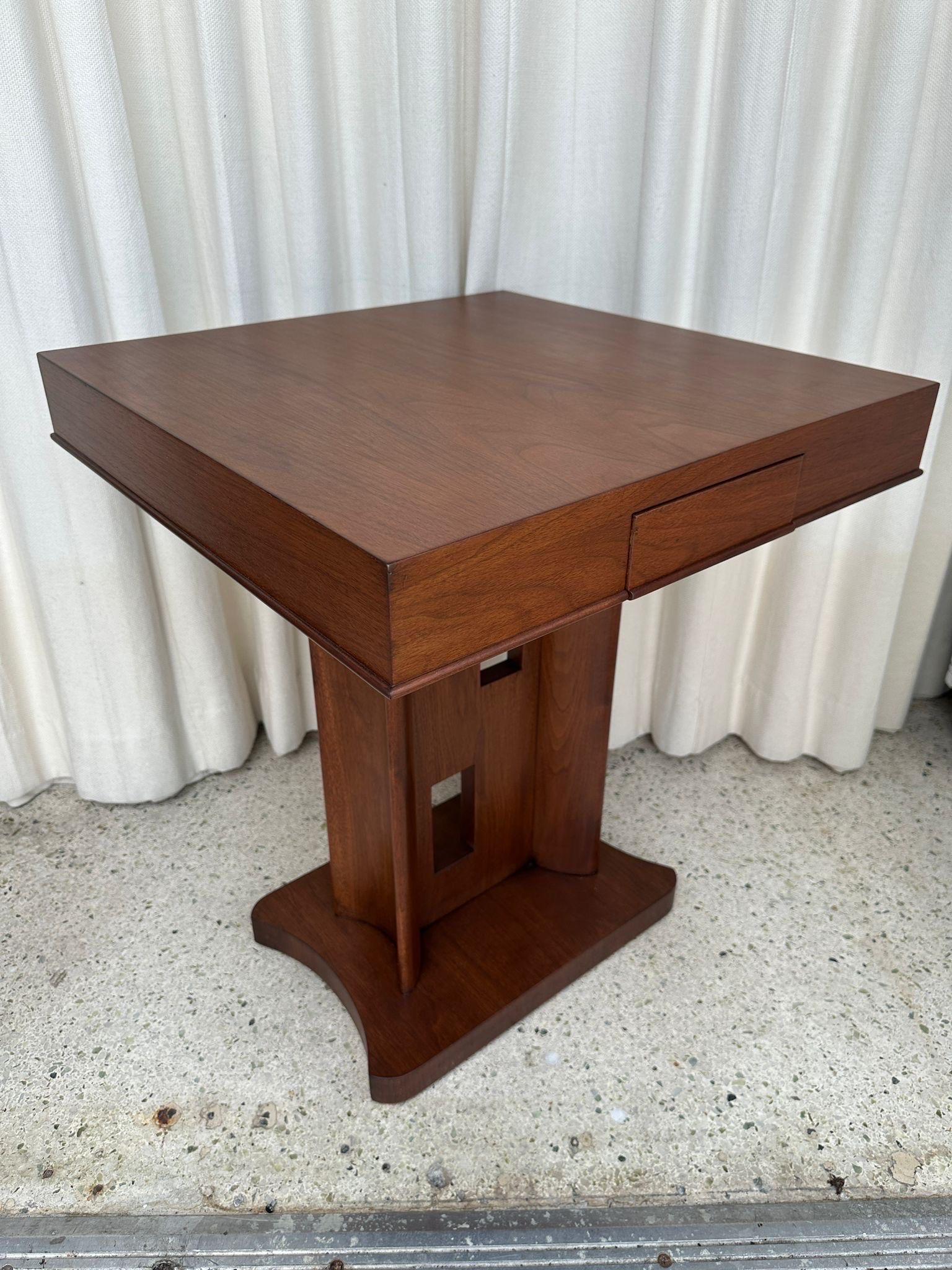 Mesa francesa Art Decó con pedestal en venta 2