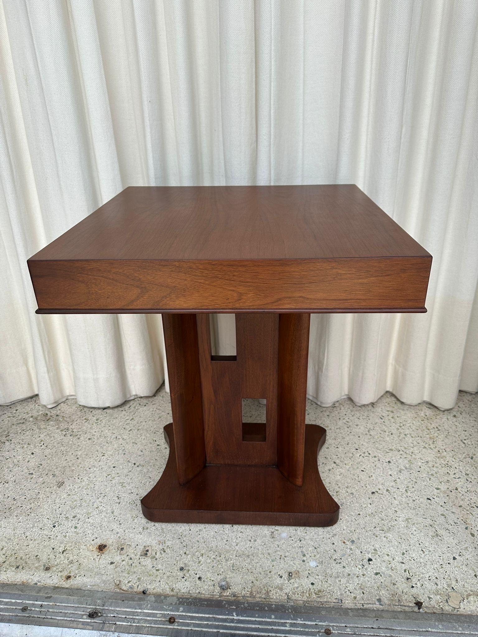 Mesa francesa Art Decó con pedestal en venta 3