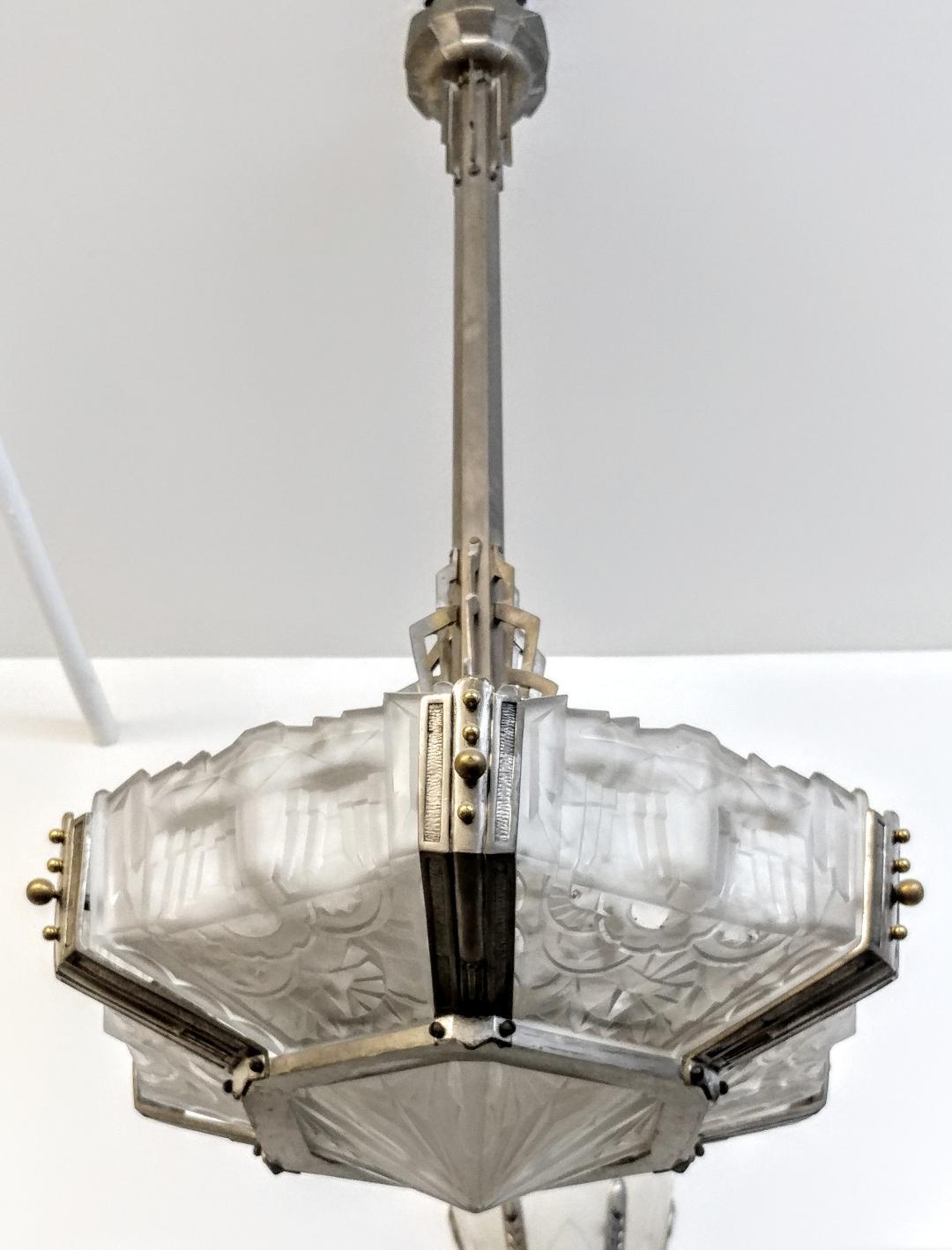 
A gorgeous French Art Deco chandelier by the French artist 