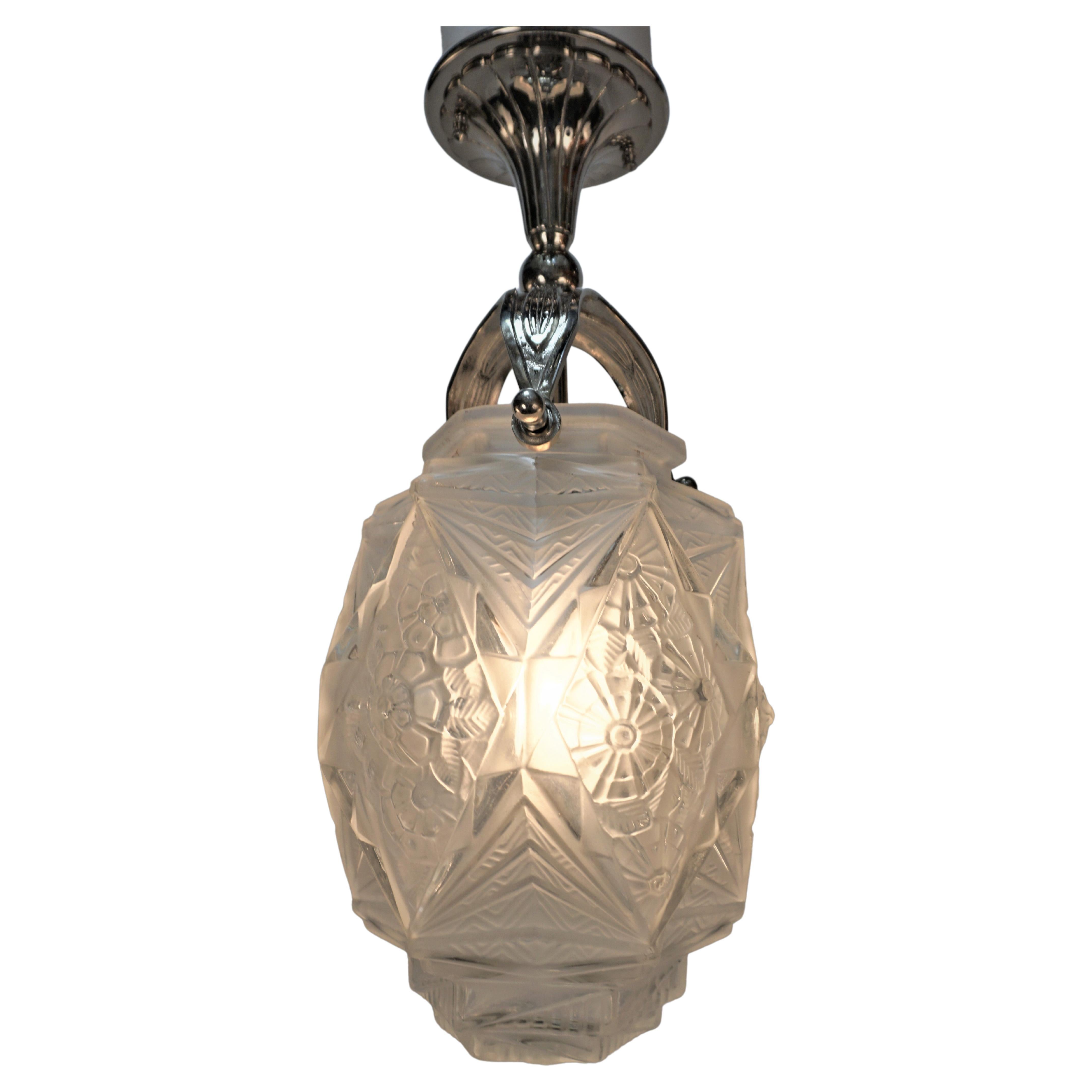 Art Deco Crystal Chandelier at 1stDibs - Crystal Art Deco Chandelier Pendant Lighting Sale Online Shopping
