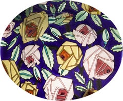 French Art Deco Pendant Light by Maxonade Paris, 1920  Enameled Glass Lighting