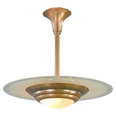French Art Deco Pendant Light Circa 1920s