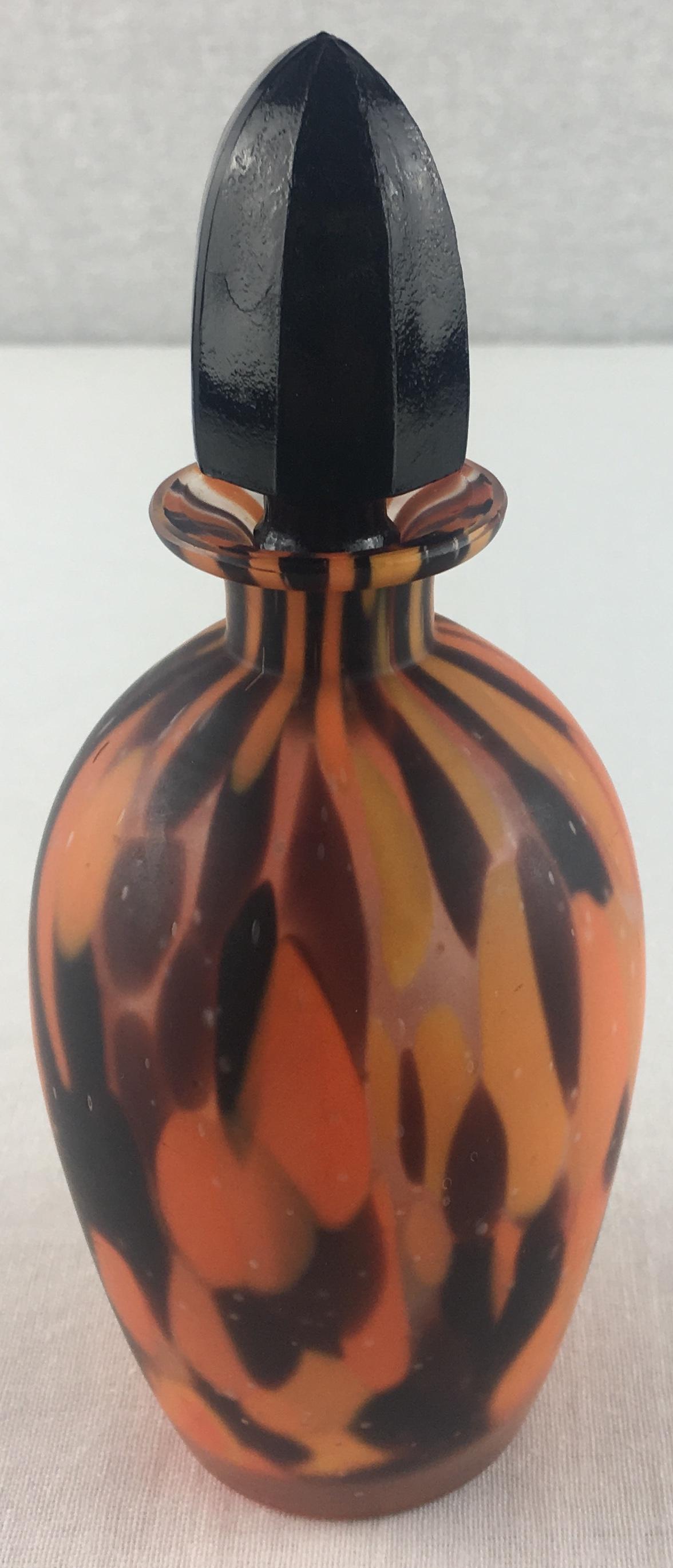 French Art Deco Perfume Bottle with Top 1