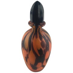 French Art Deco Perfume Bottle with Top