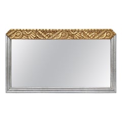 French Art Deco Period Antique Mirror, Gilded & Silvered, circa 1925