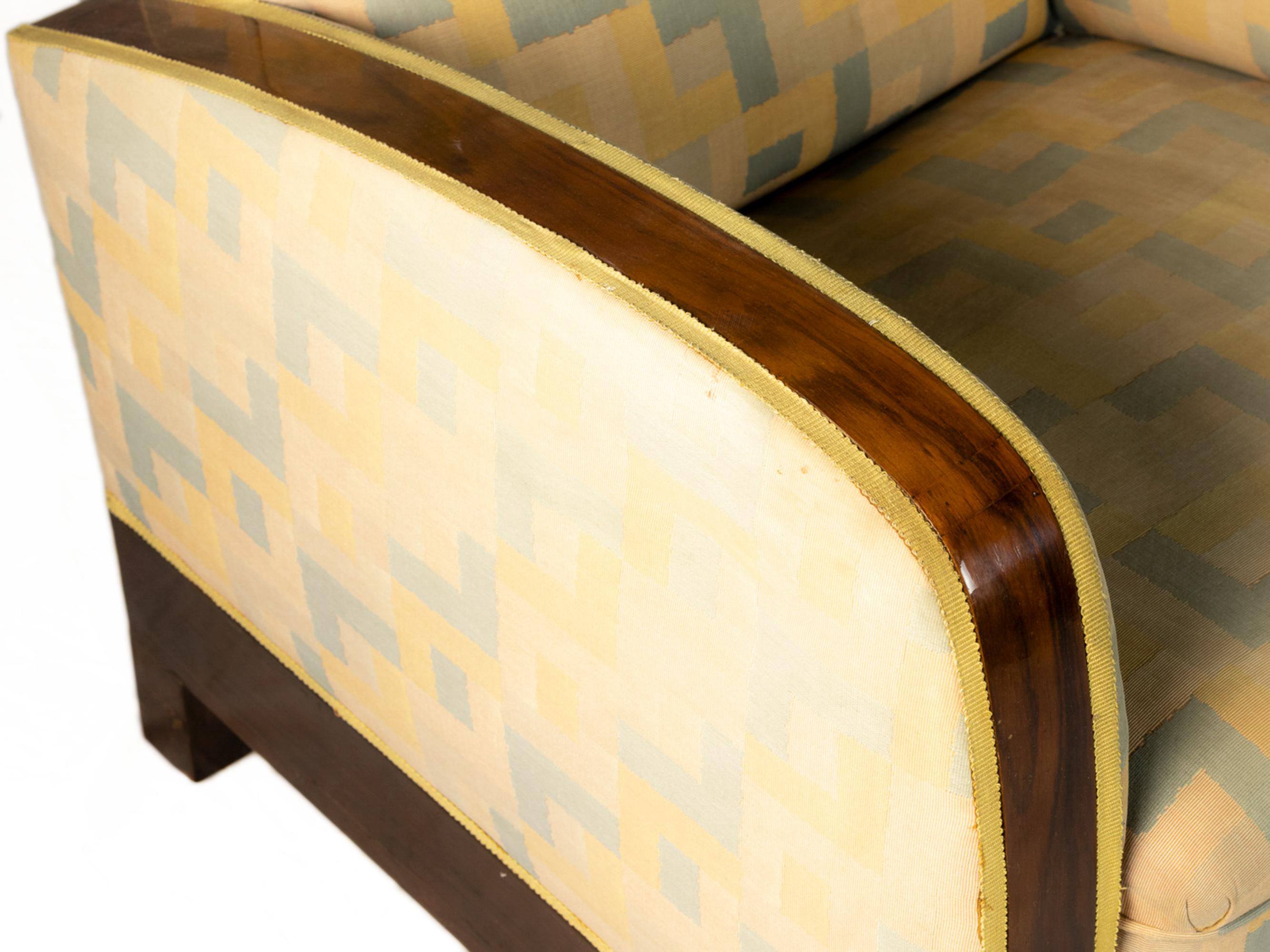 French Art Deco Period Armchair, 20th Century For Sale 1