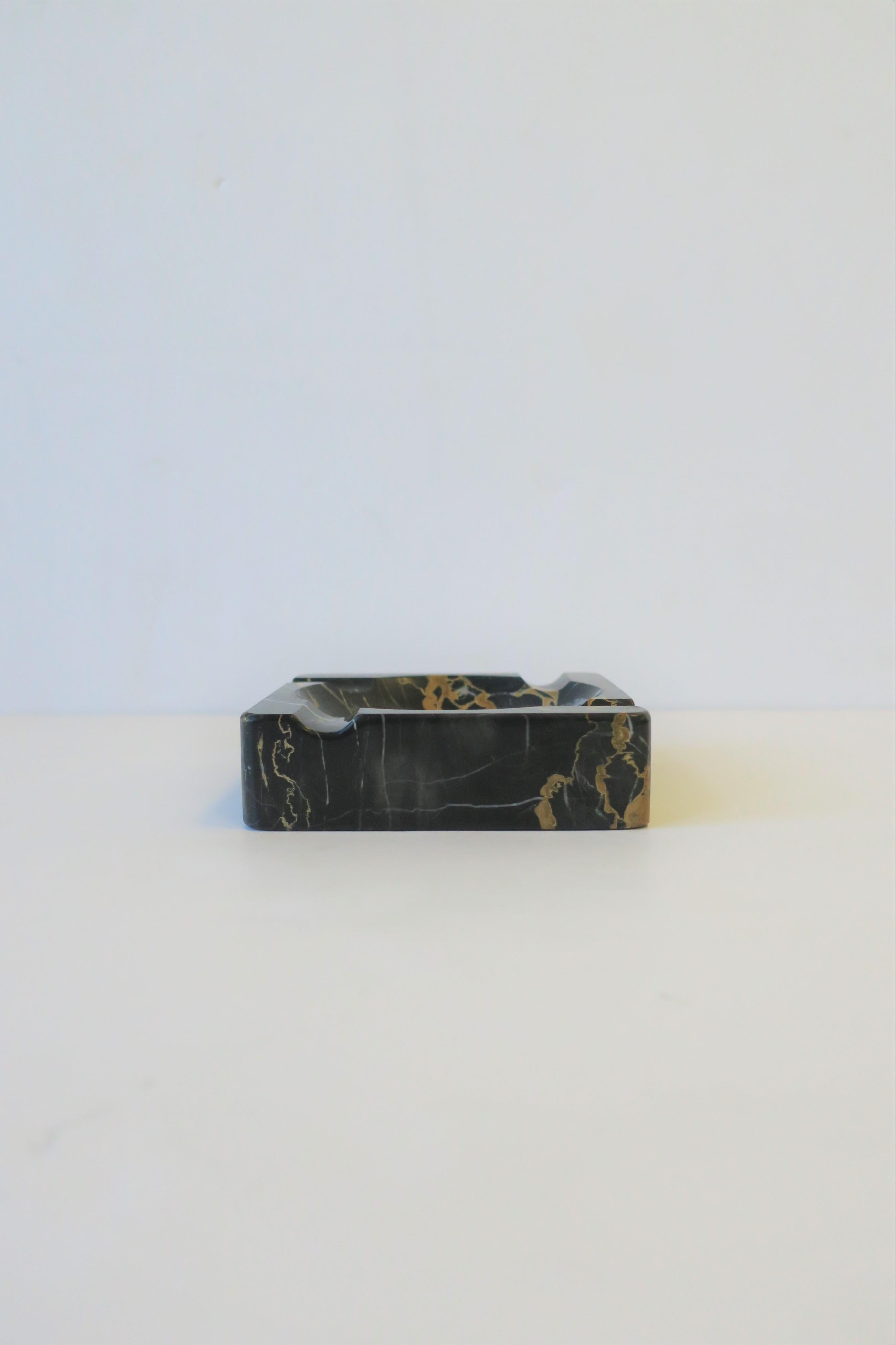 French Art Deco Period Black Marble Ashtray or Vide-Poche 9
