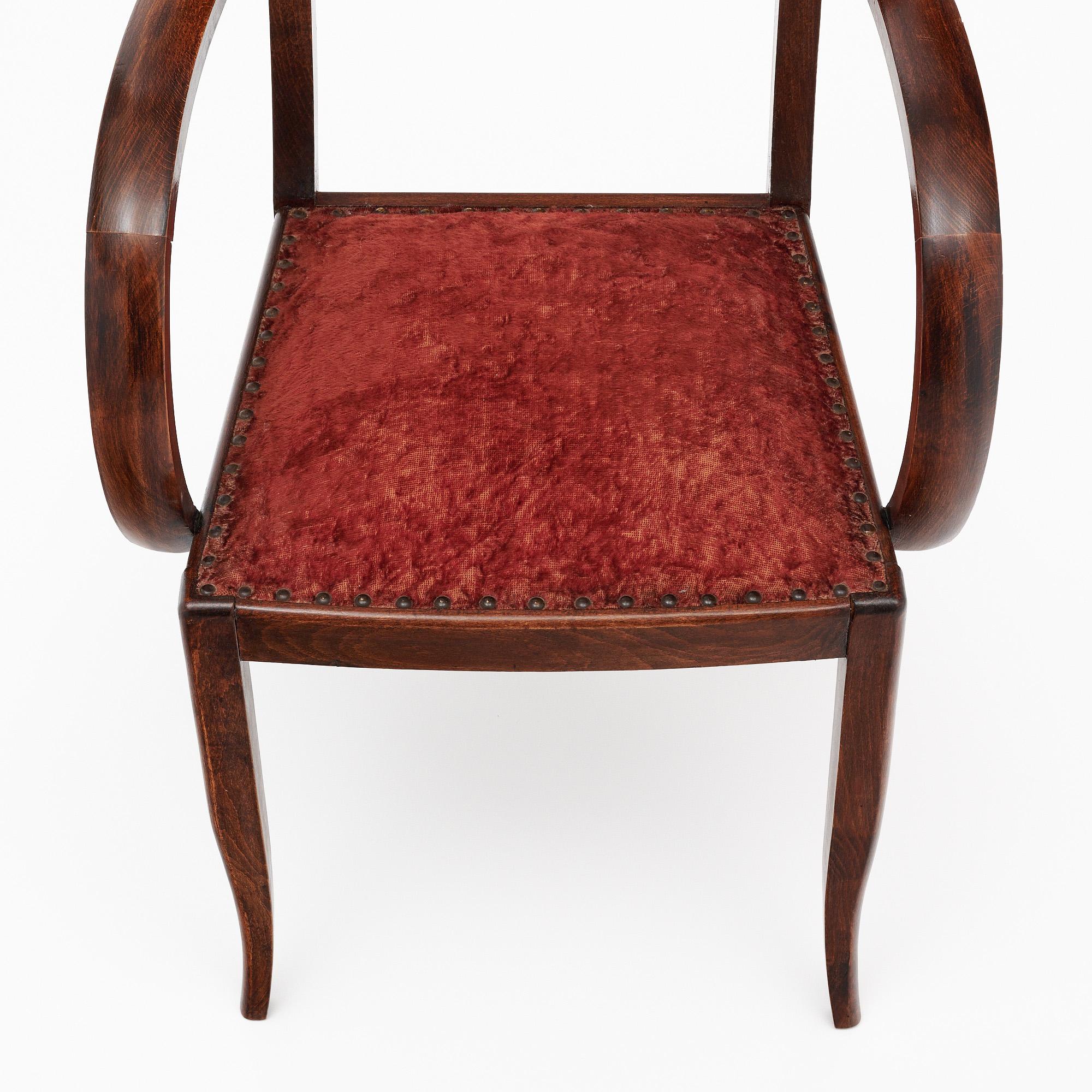 French Art Deco Period Bridge Chairs For Sale 1