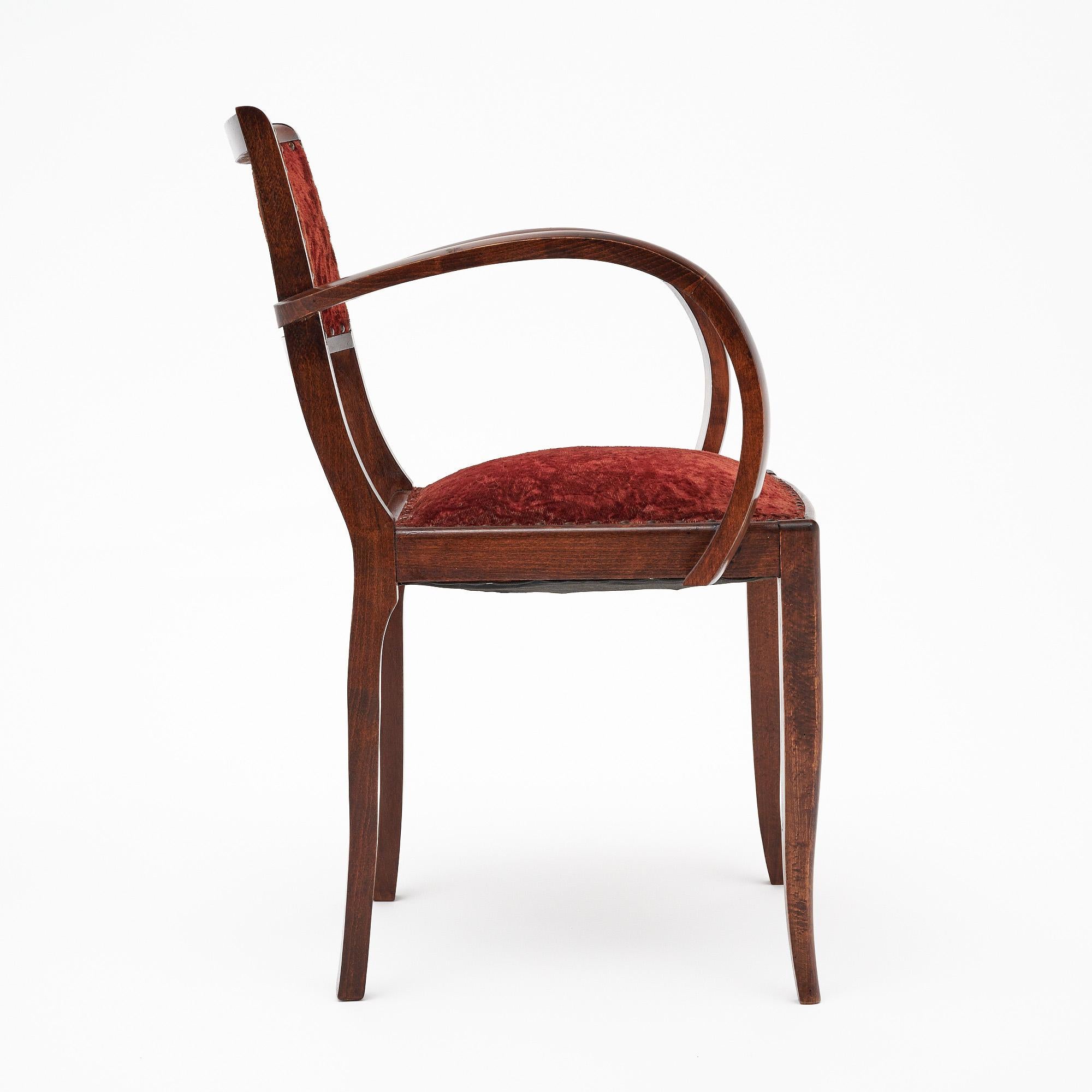 French Art Deco Period Bridge Chairs For Sale 2