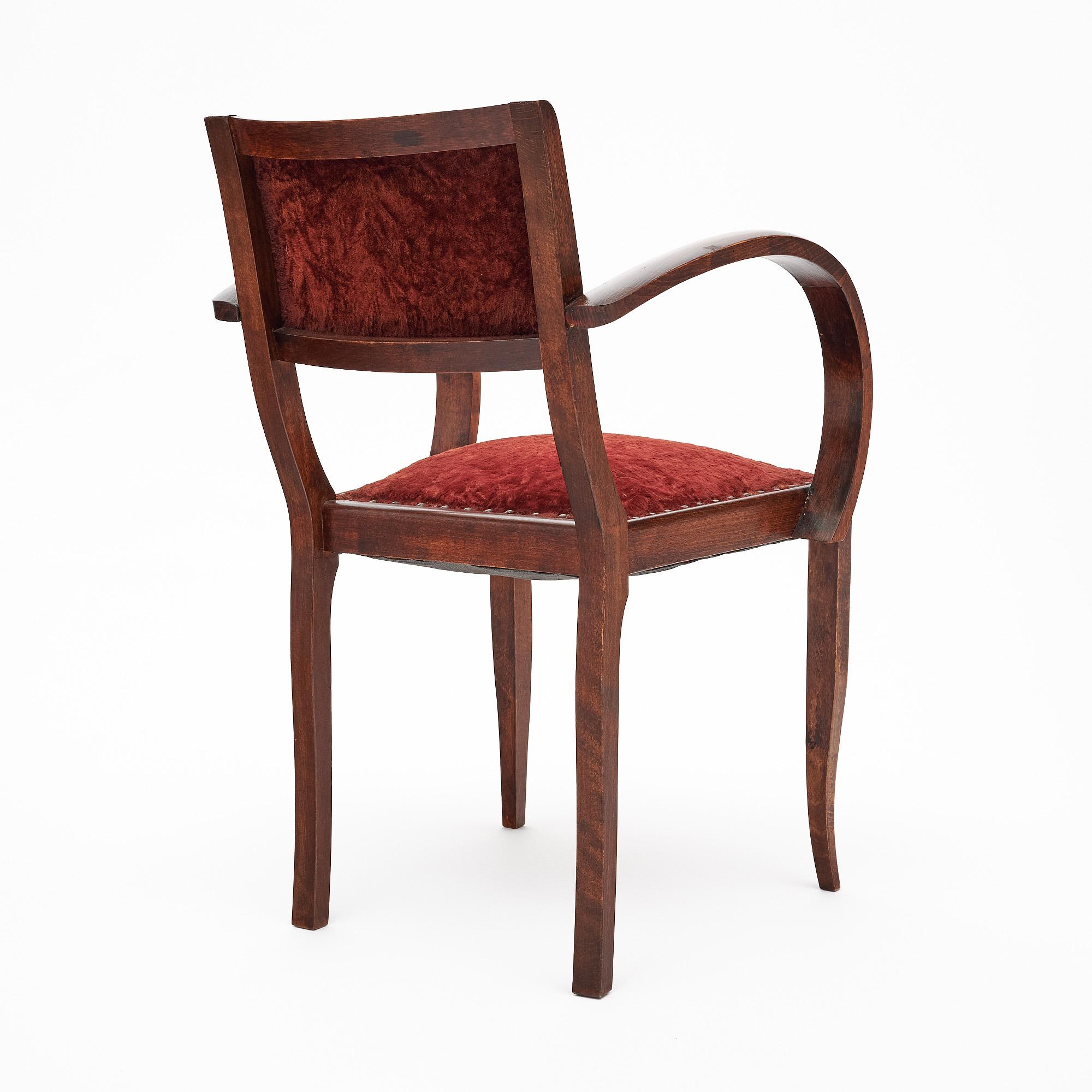 French Art Deco Period Bridge Chairs For Sale 3