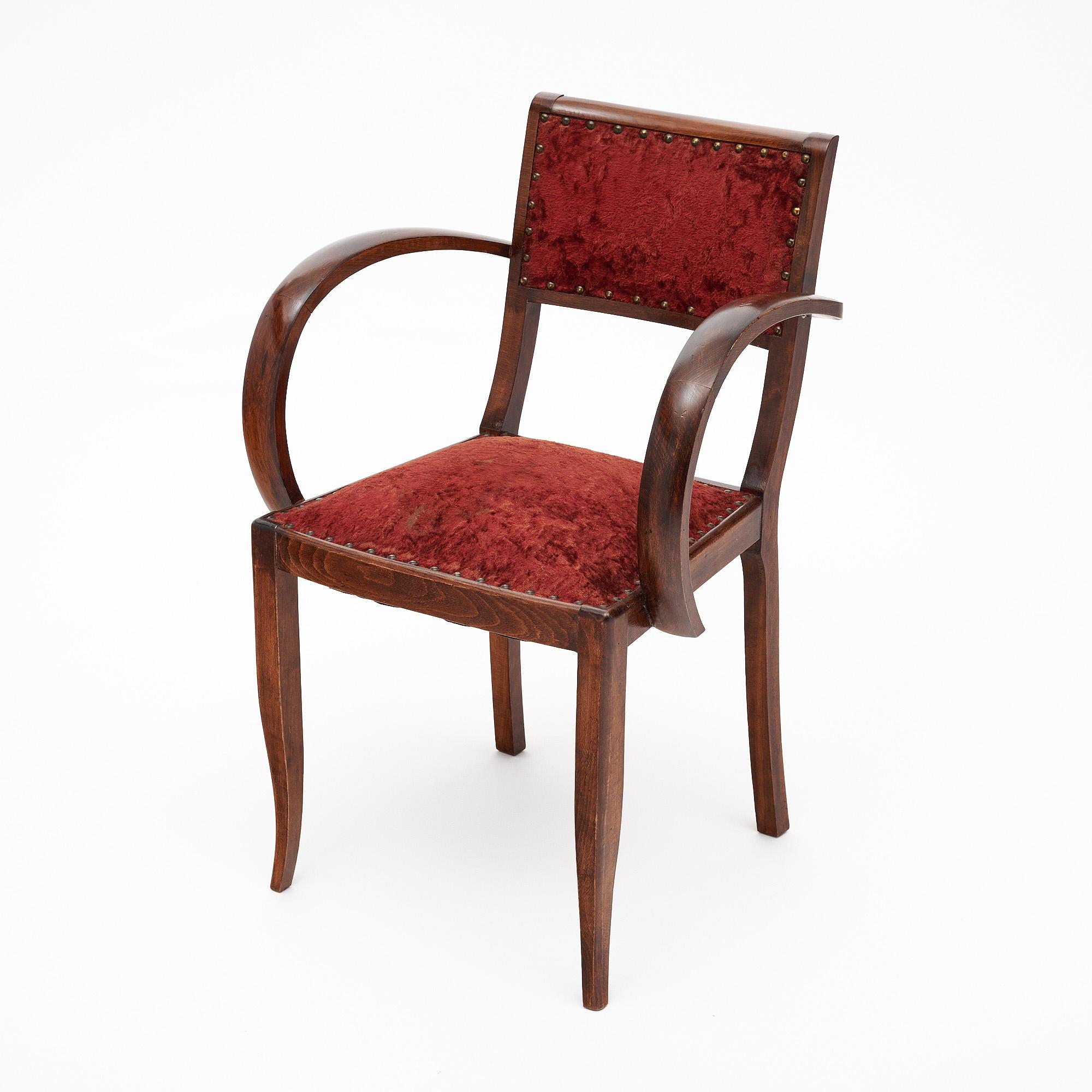 French Art Deco Period Bridge Chairs For Sale 4