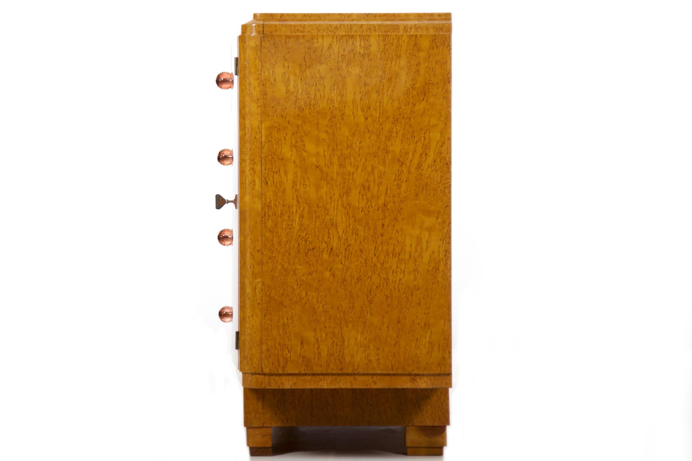 French Art Deco Period Console Cabinet Sideboard by Jean Fauré, circa 1940 9