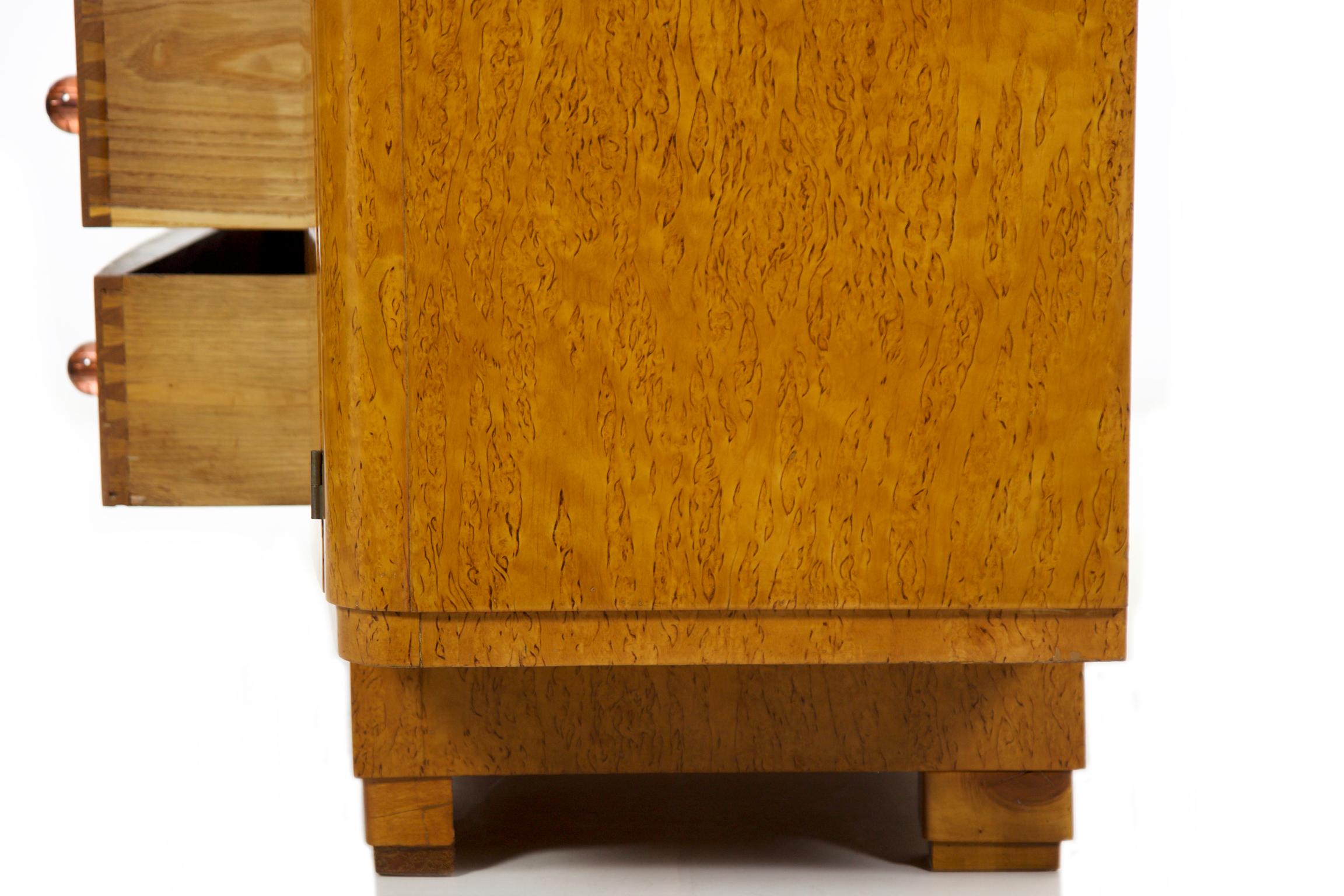 French Art Deco Period Console Cabinet Sideboard by Jean Fauré, circa 1940 11
