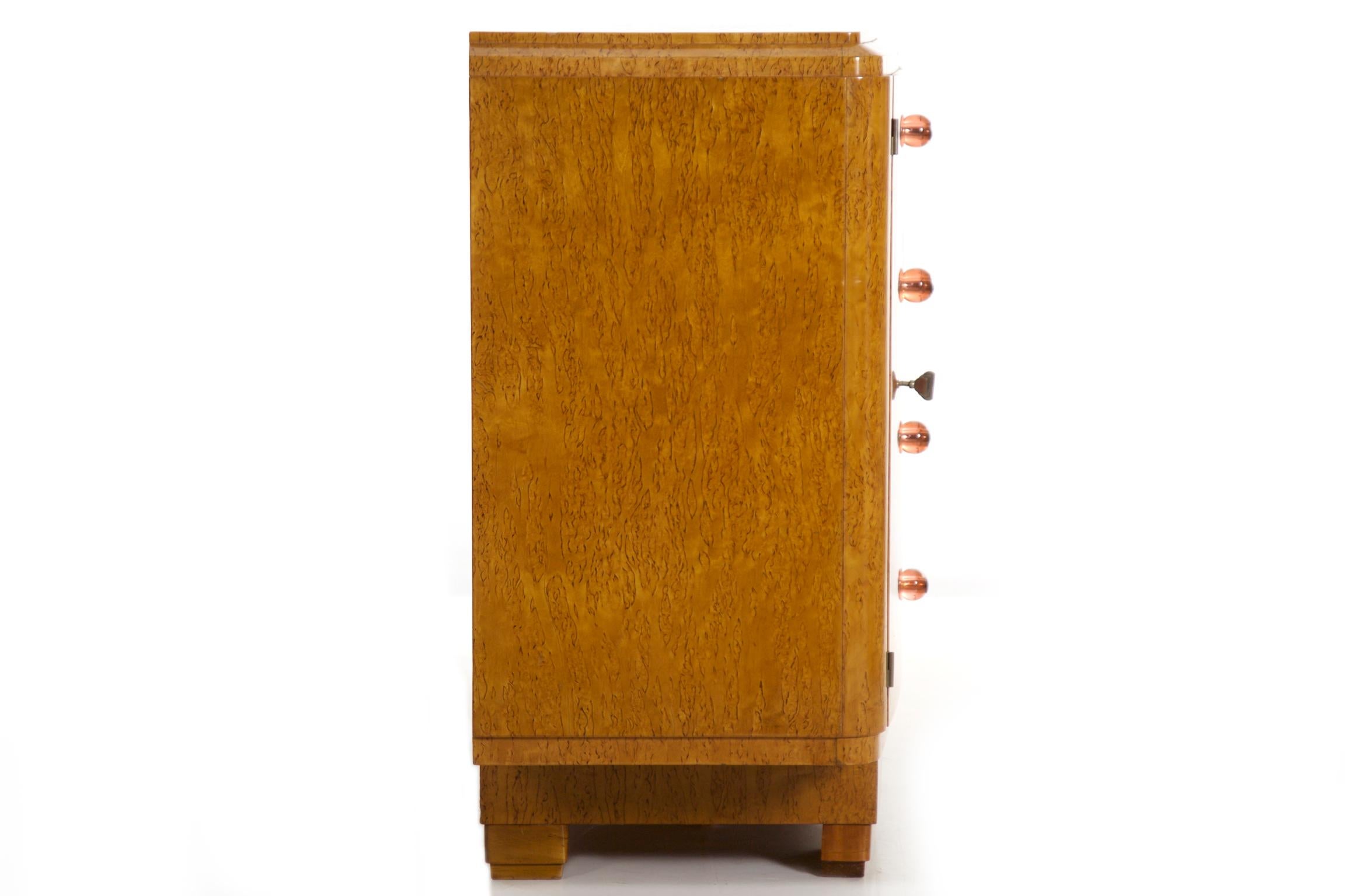 French Art Deco Period Console Cabinet Sideboard by Jean Fauré, circa 1940 13