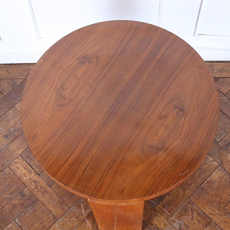 French Art Deco Period Figured Walnut Occasional Table Side Table 1