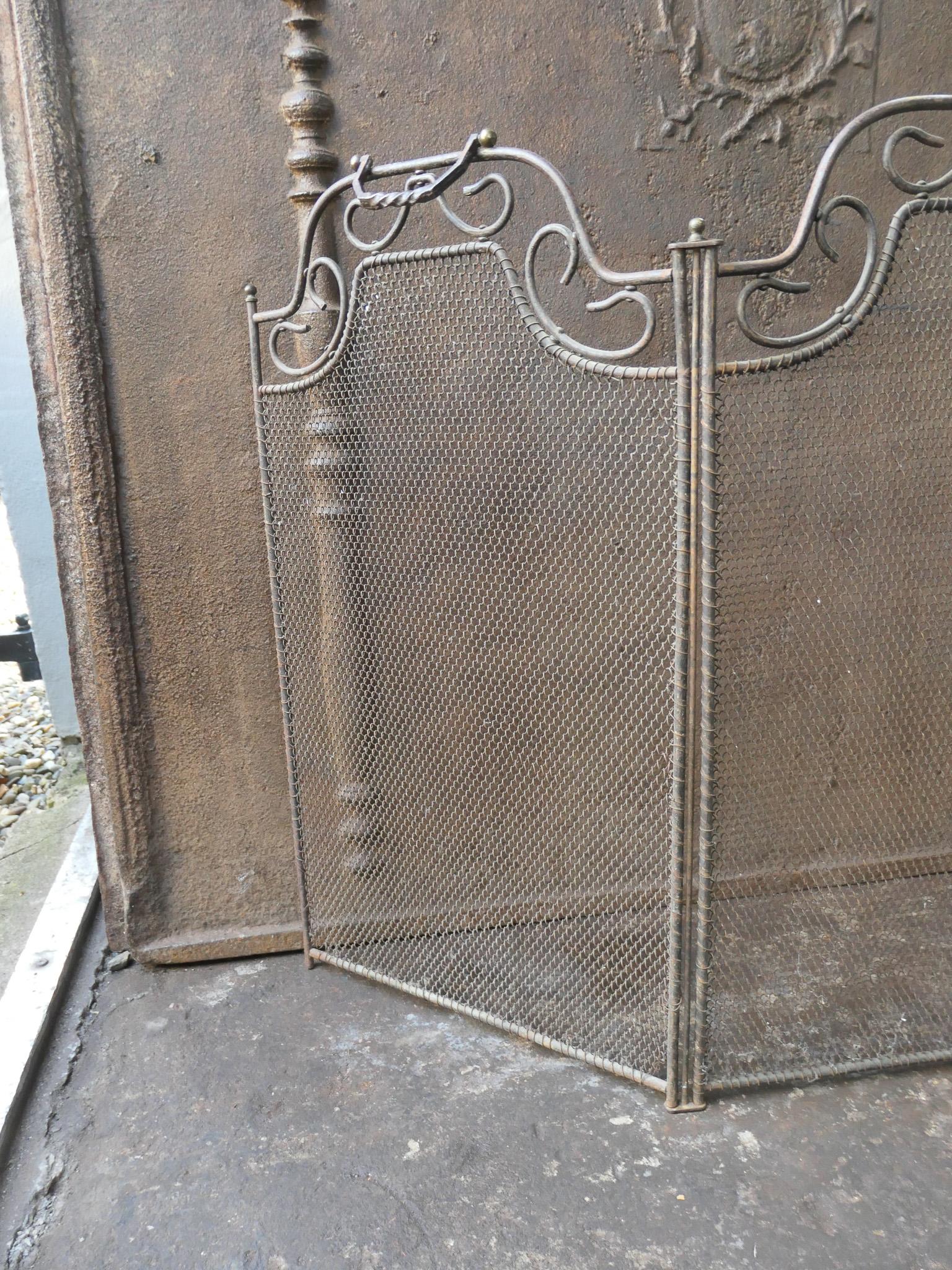 French Art Deco Period Fireplace Screen For Sale 5