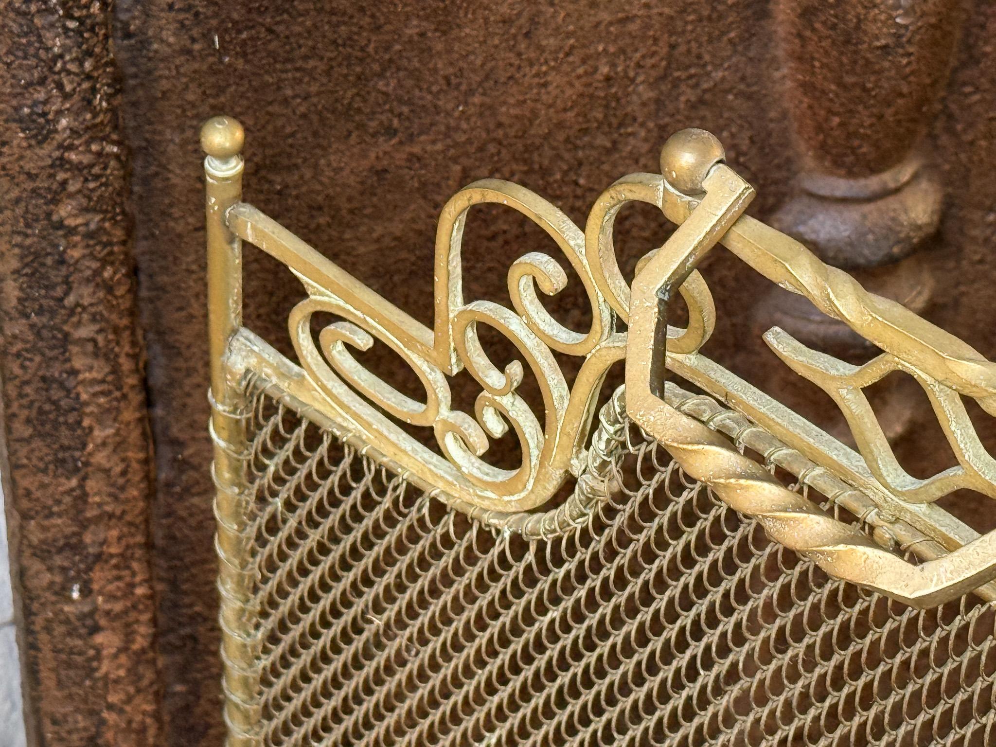 French Art Deco Period Fireplace Screen 5