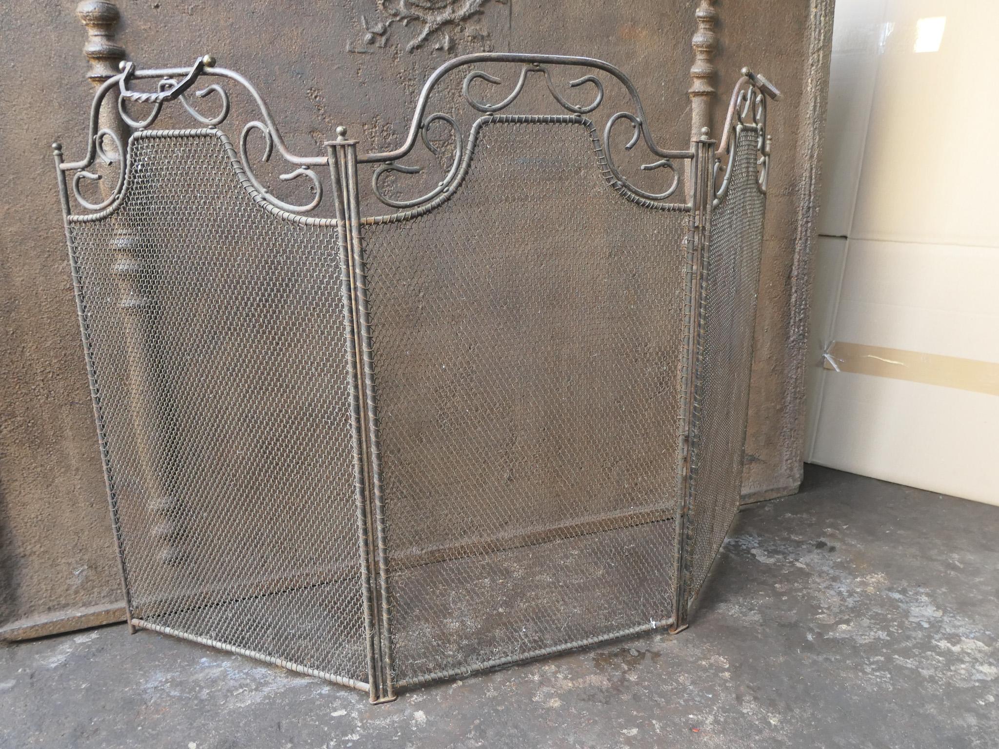 French Art Deco Period Fireplace Screen For Sale 6