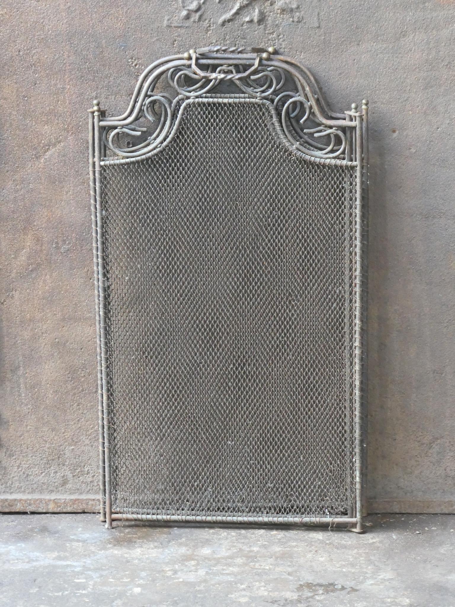 French Art Deco Period Fireplace Screen For Sale 11