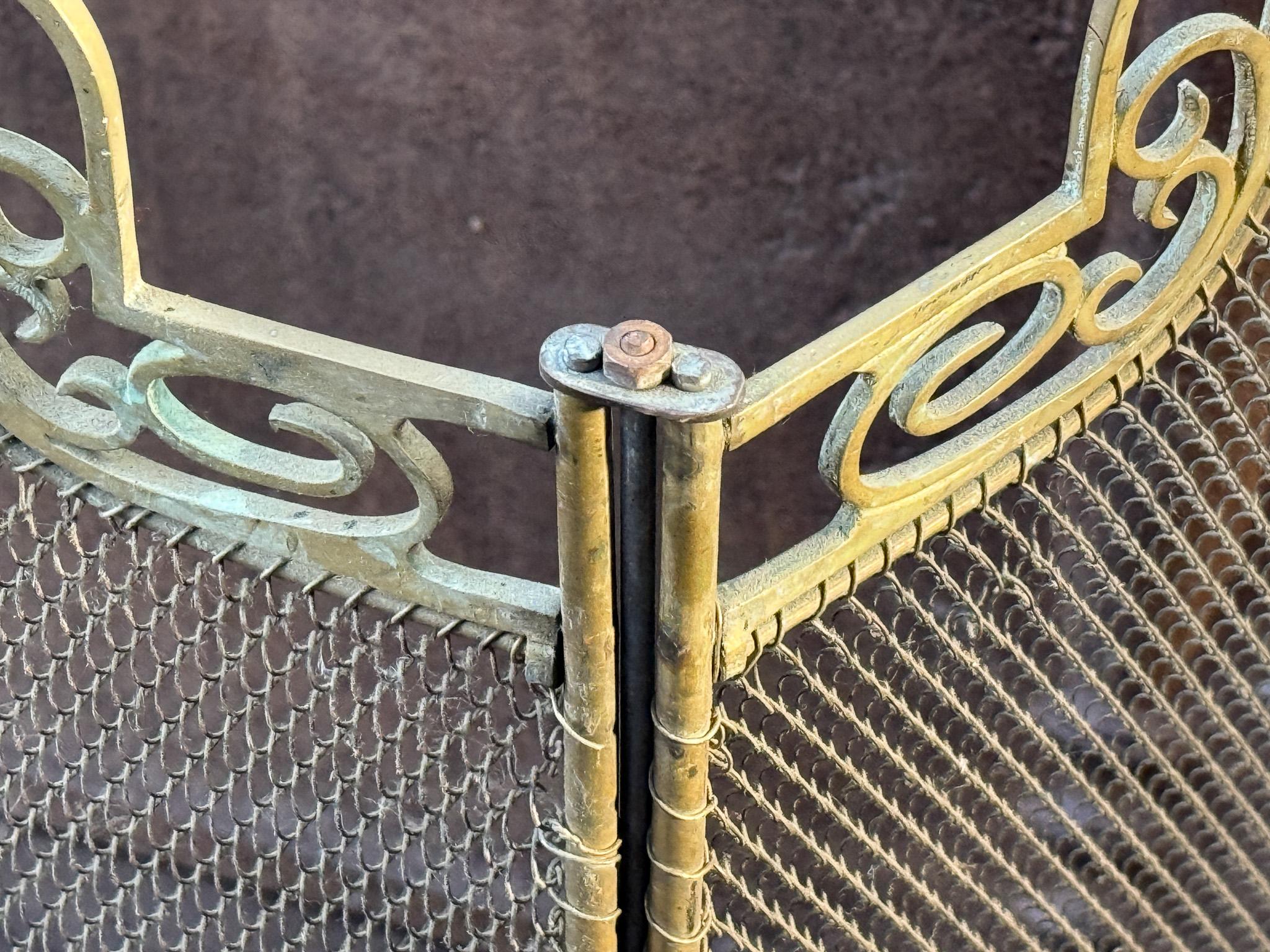 French Art Deco Period Fireplace Screen 11