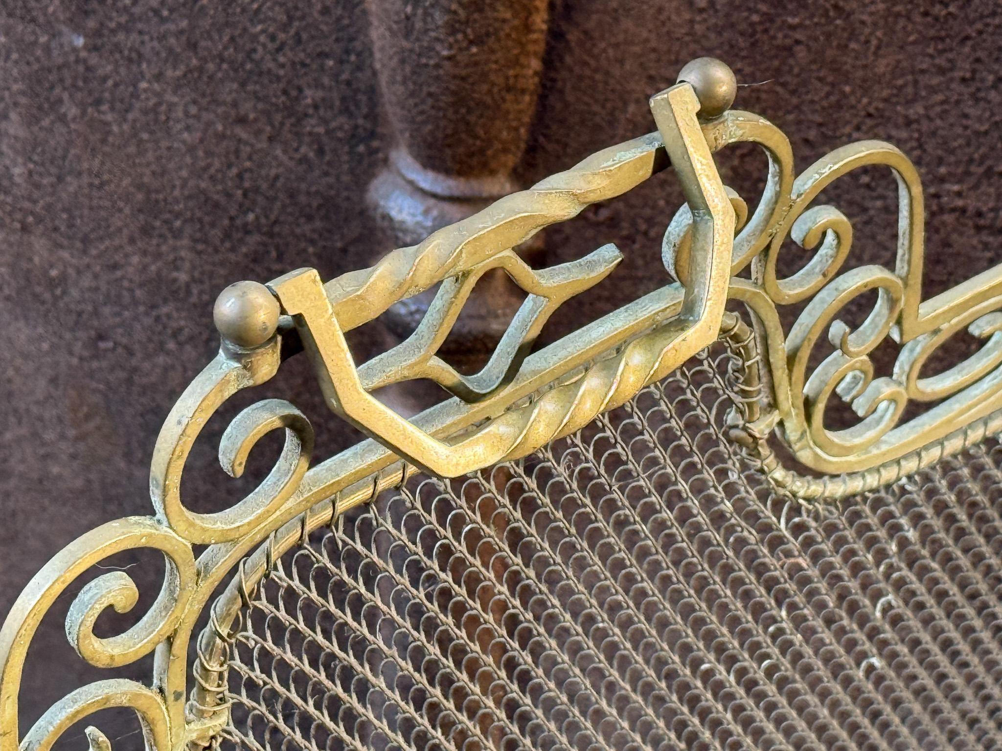 French Art Deco Period Fireplace Screen 12