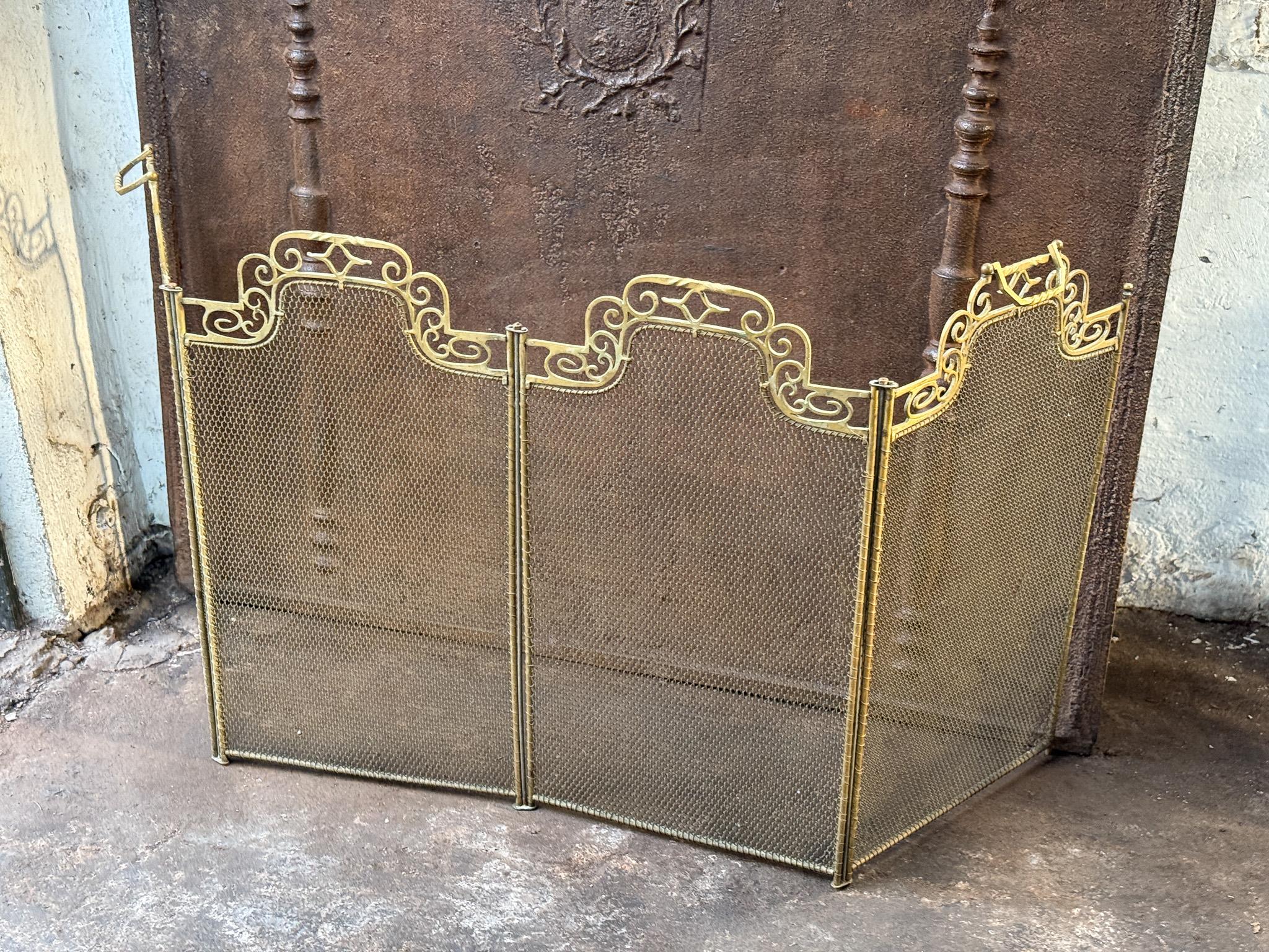 French Art Deco Period Fireplace Screen 1
