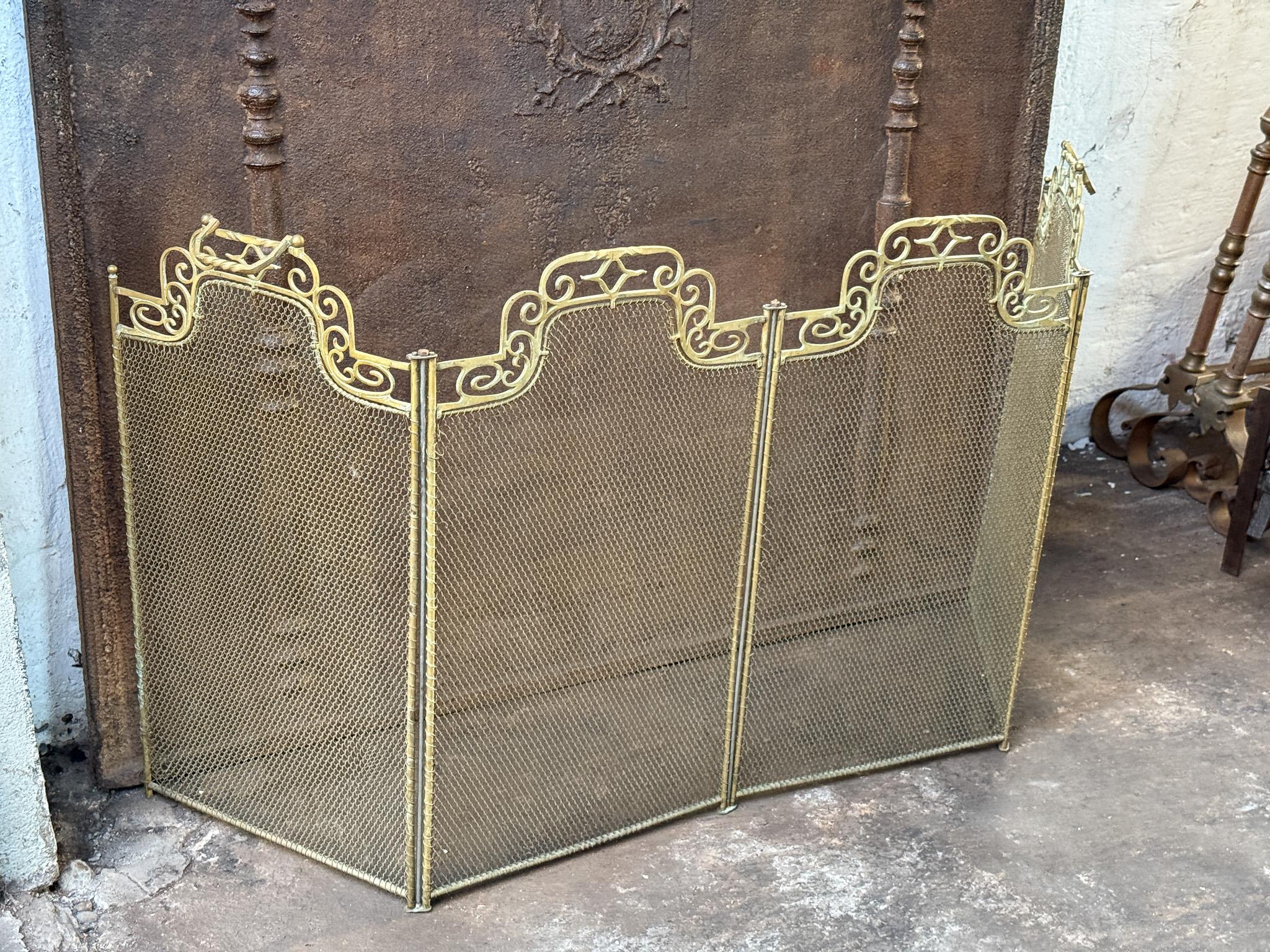 French Art Deco Period Fireplace Screen 3