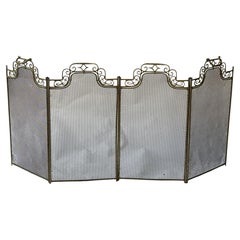 French Art Deco Period Fireplace Screen