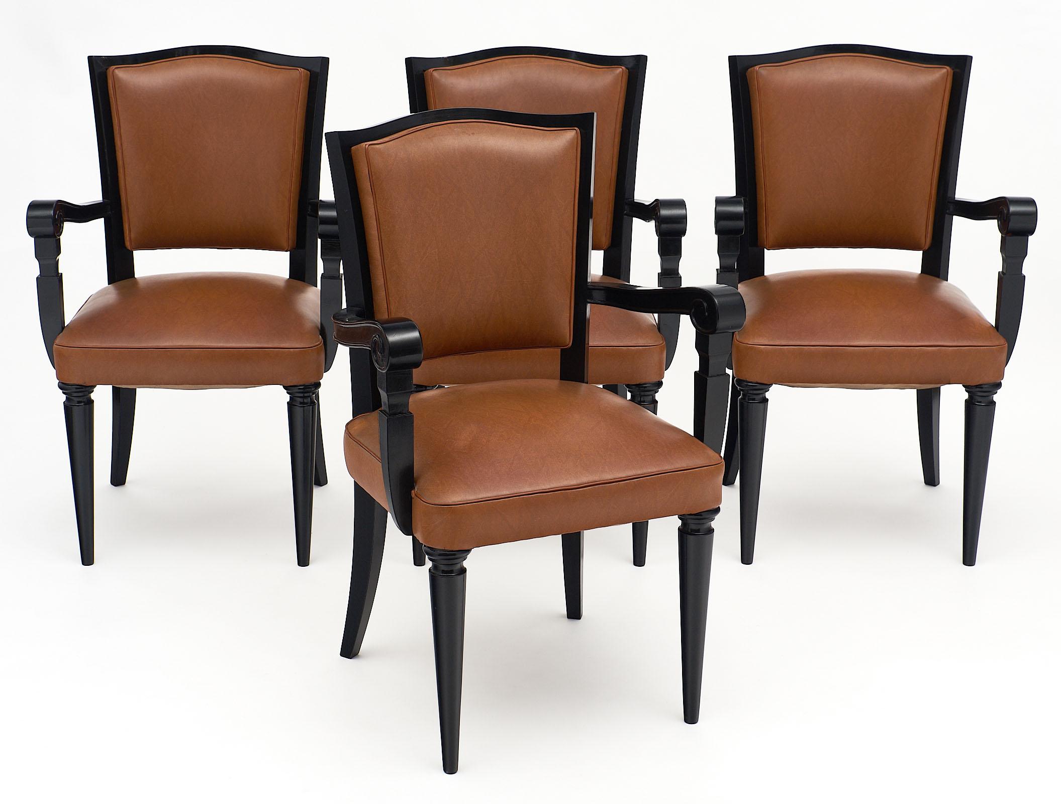 Mid-20th Century French Art Deco Period Game Chairs