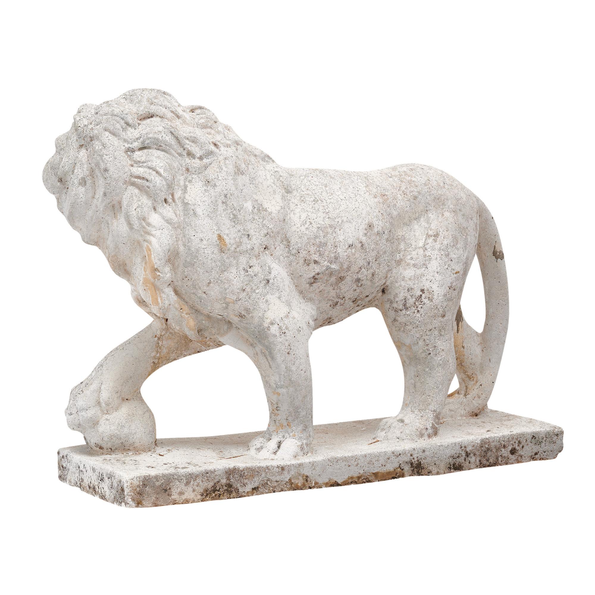 French Art Deco Period Lion Sculptures For Sale 1