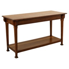 French Art Deco Period Mahogany Draper's Table, Console Table, Kitchen Island