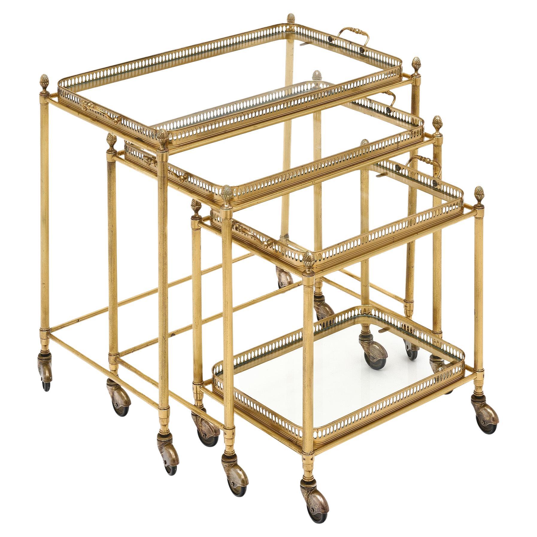 French Art Deco Period Nesting Tables For Sale at 1stDibs