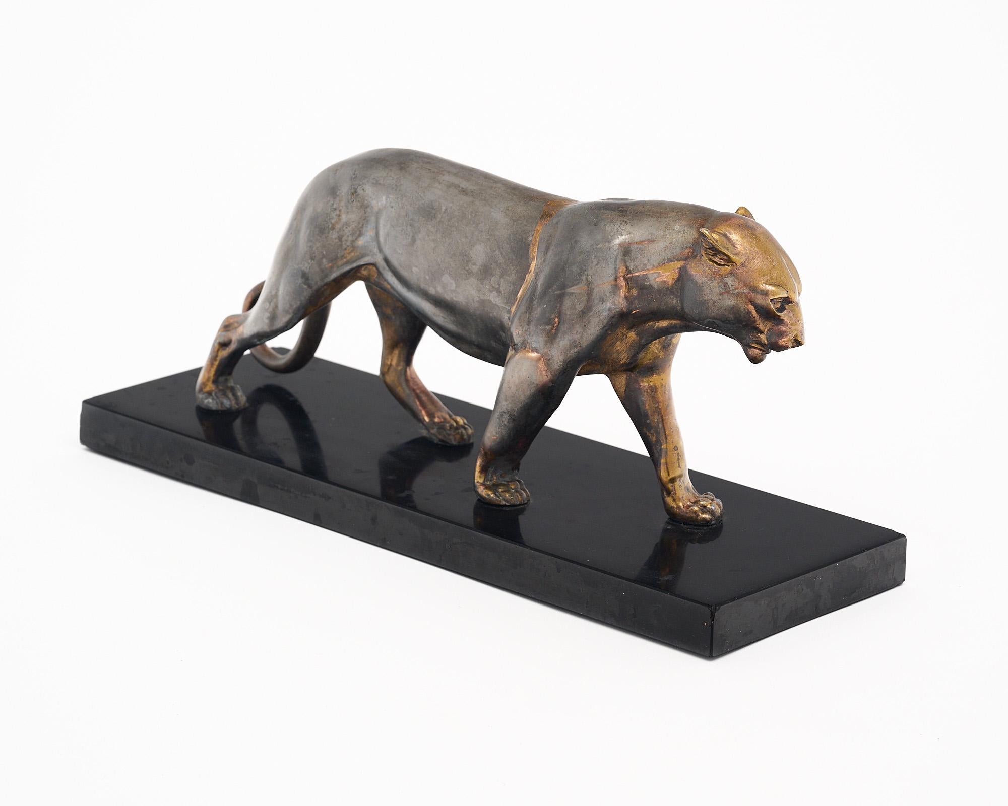 French Art Deco Period Panther Statue For Sale 2