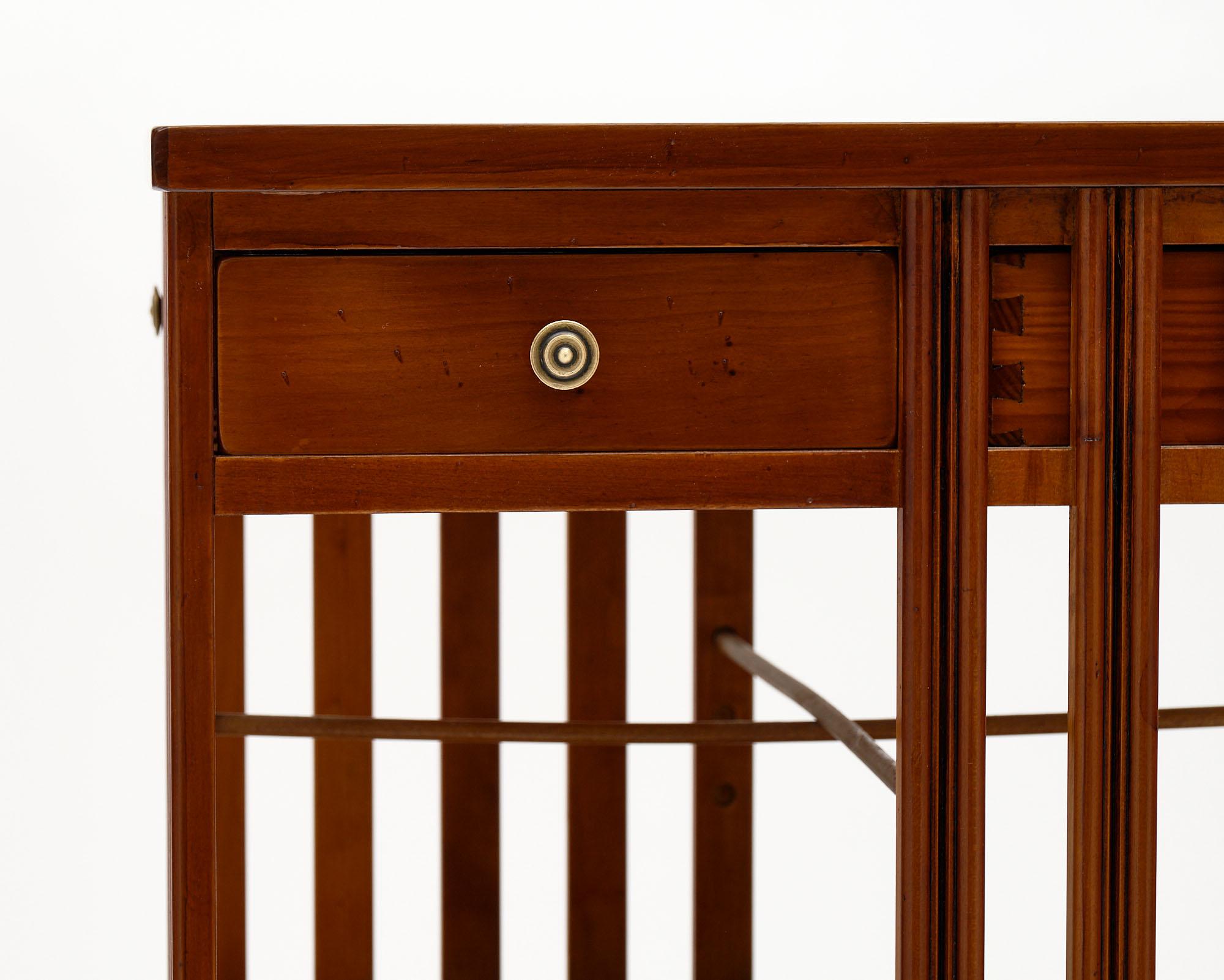 French Art Deco Period Revolving Bookcase 2