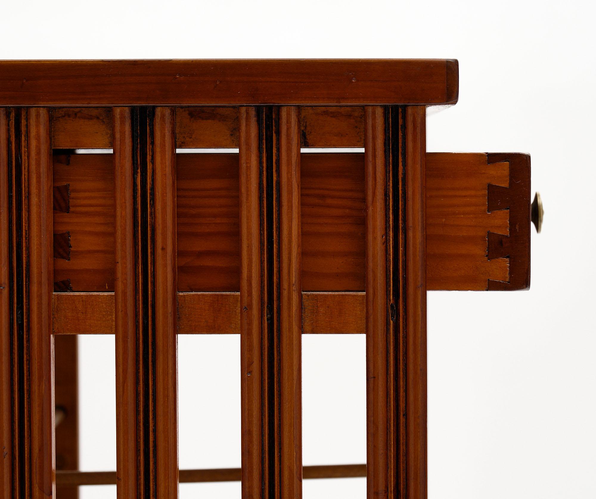 French Art Deco Period Revolving Bookcase 3