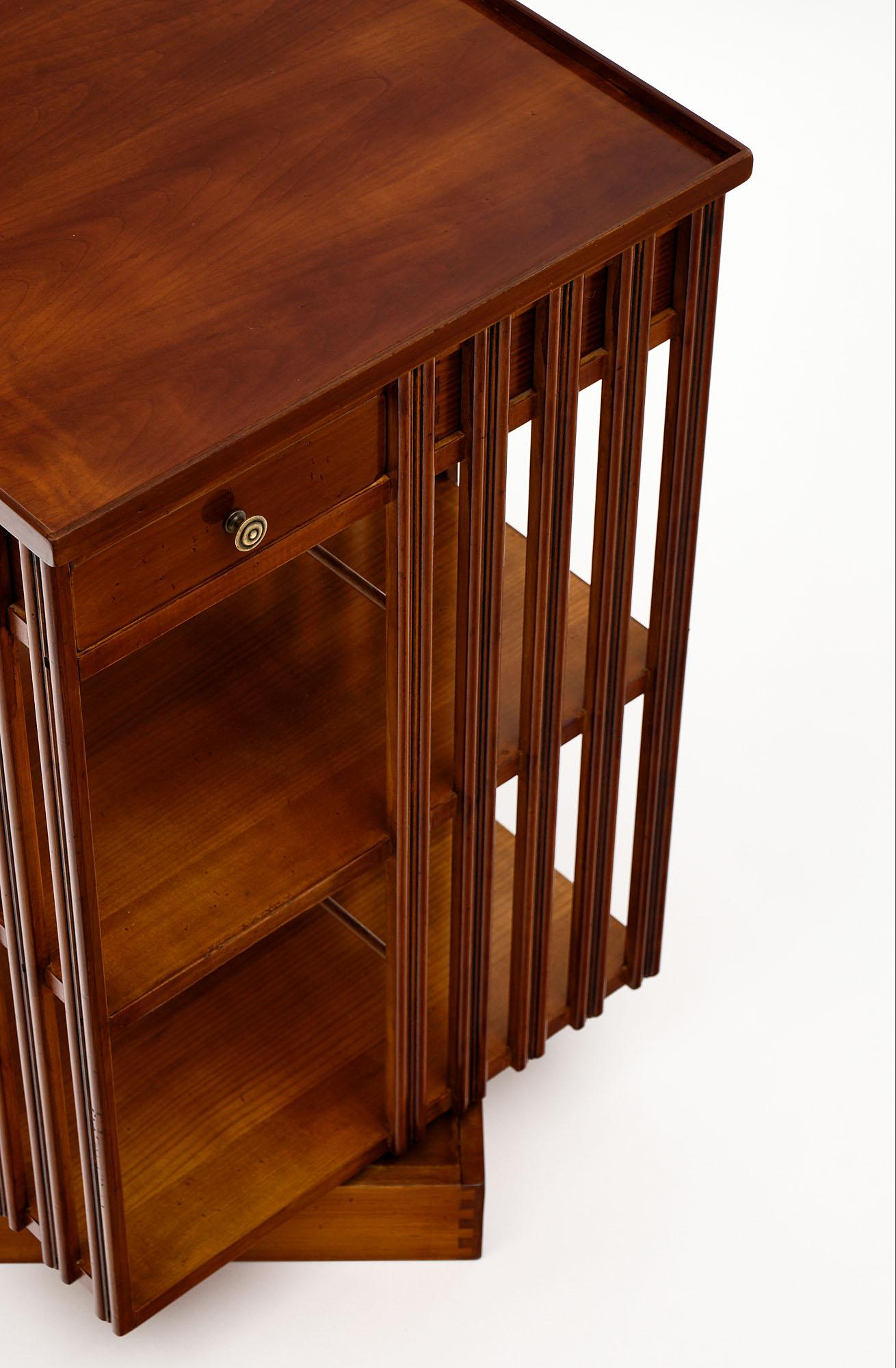 French Art Deco Period Revolving Bookcase 4