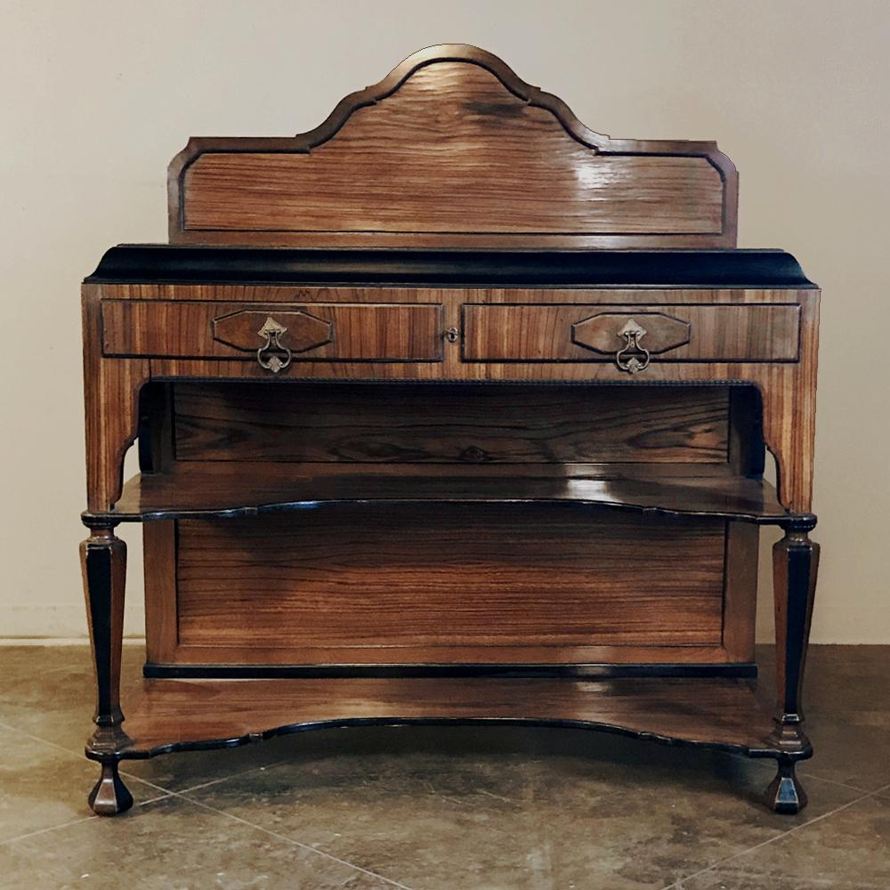 Early 20th Century French Art Deco Period Rosewood Buffet For Sale