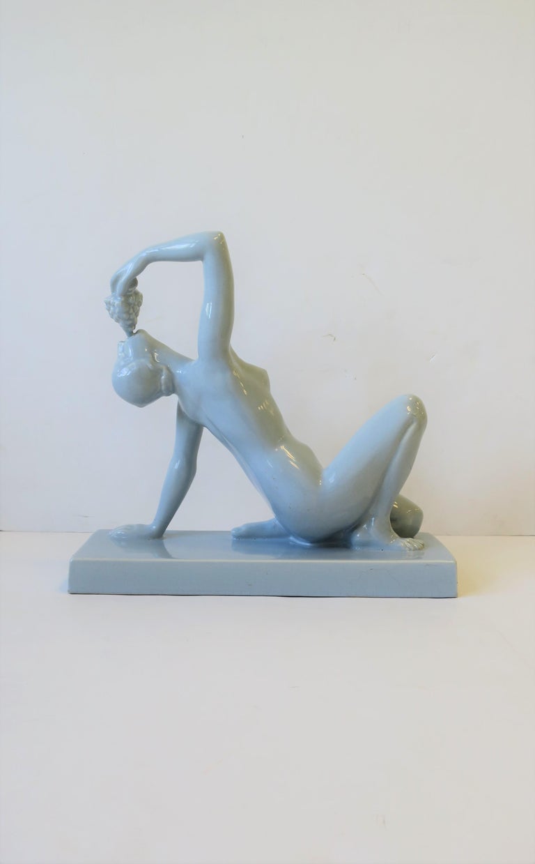 20th Century French Art Deco Period Sculpture by Sculptor Hernri Fugere For Sale