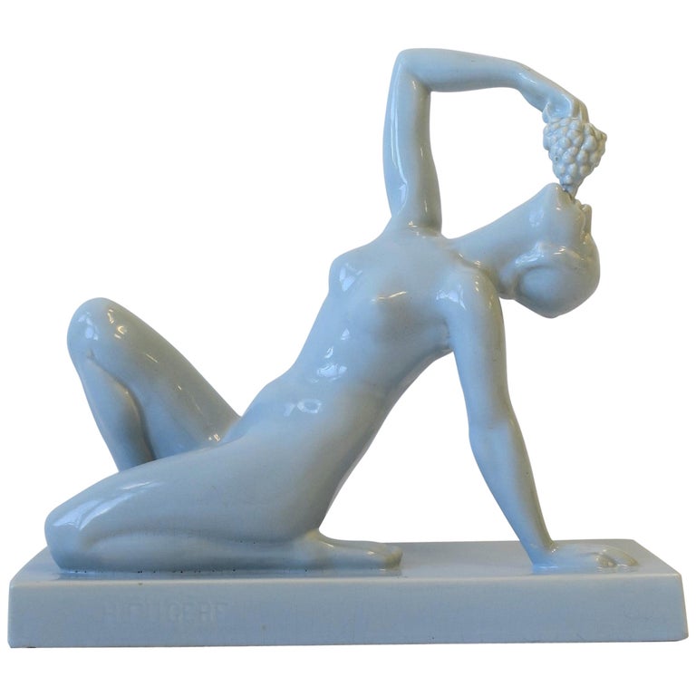 French Art Deco Period Sculpture by Sculptor Hernri Fugere For Sale