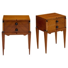 Vintage French Art Deco Period Side Tables